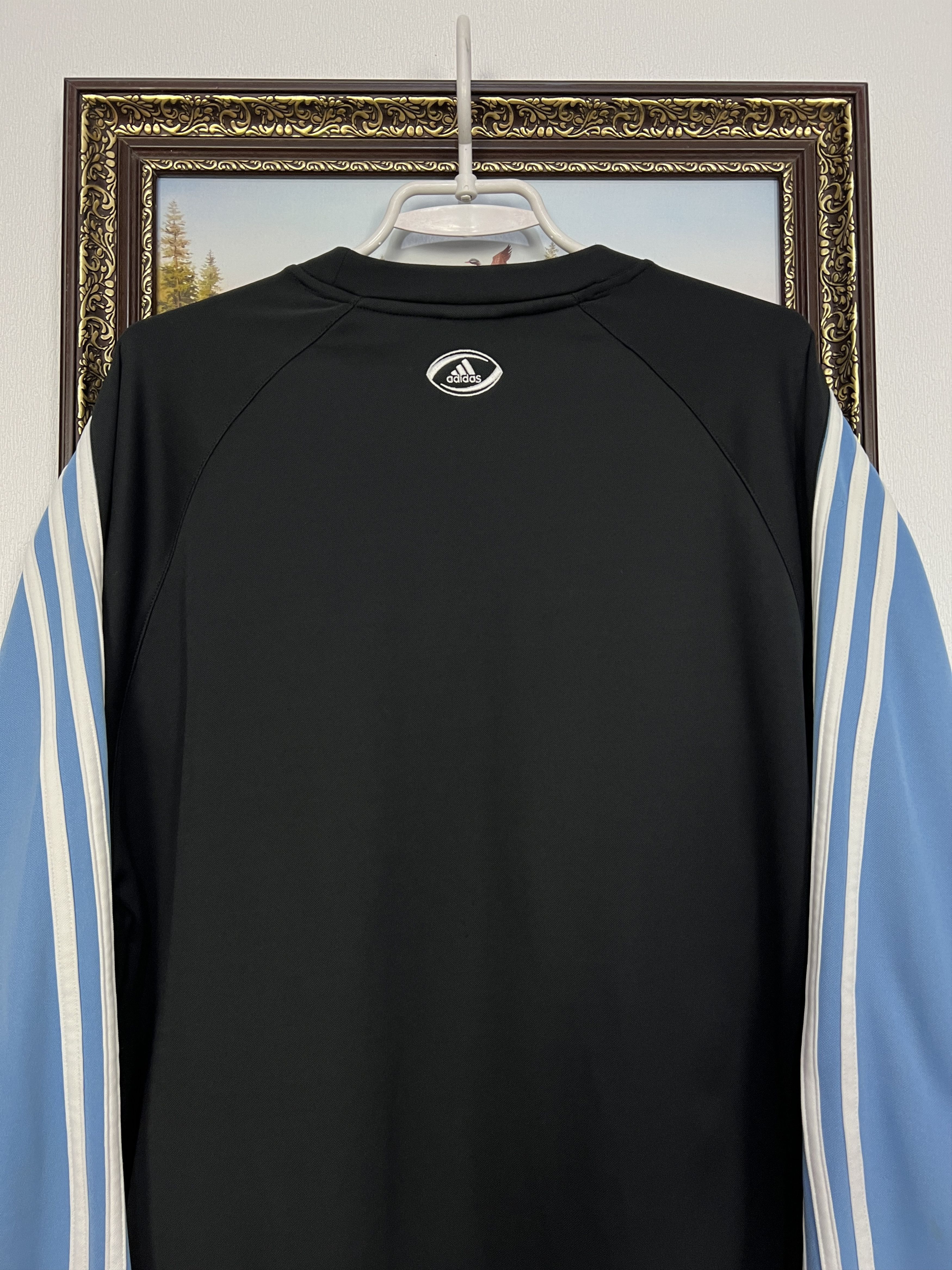 Adidas Vintage All Black New Zealand Rugby Union Train Sweatshirt Size US S / EU 44-46 / 1 - 9 Thumbnail