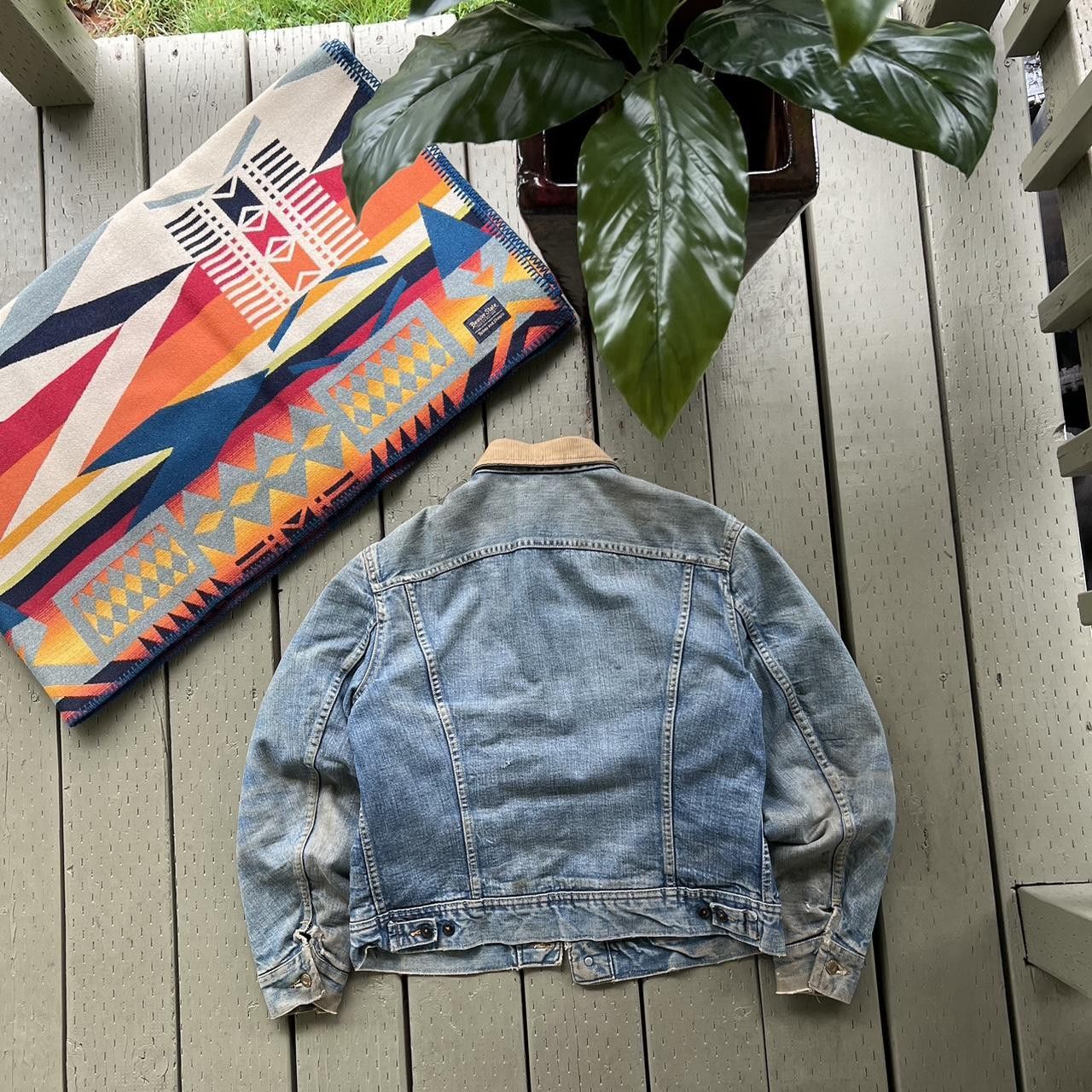 Lee × Vintage VTG 70’s Lee Storm Rider Blanket Lined Trucker Jean Jacket Size US M / EU 48-50 / 2 - 6 Thumbnail