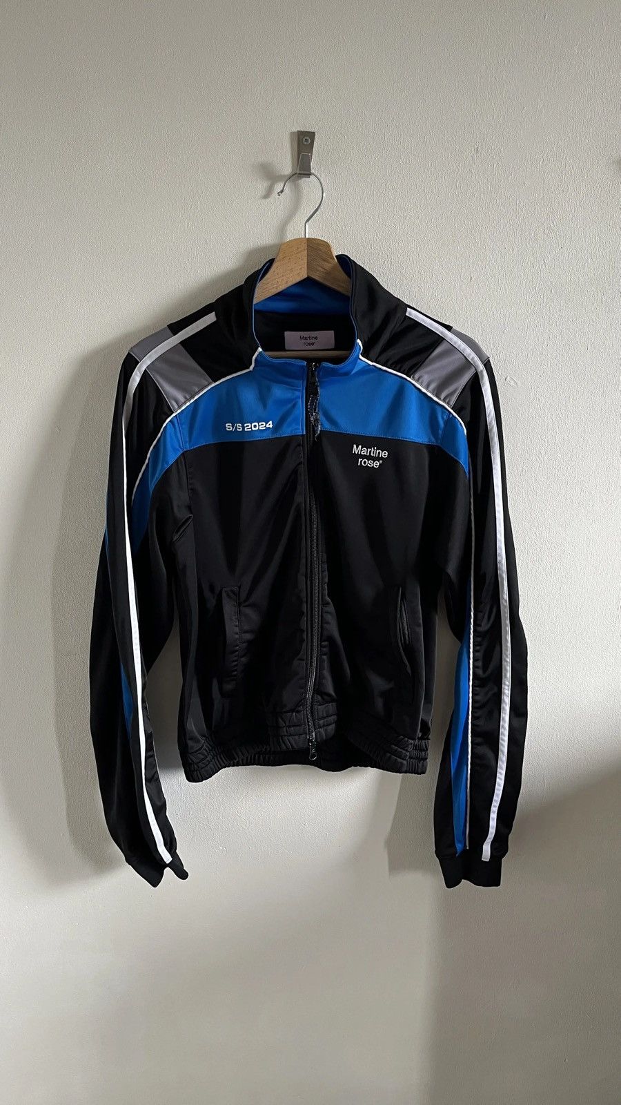 Pre-owned Martine Rose Kendrick Track Jacket In Blue
