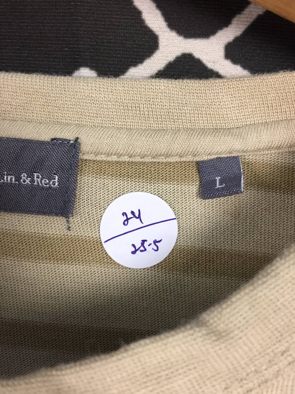 Japanese Brand × Vintage SEASON REASON By Lin & Red Striped Tee Size US L / EU 52-54 / 3 - 10 Thumbnail