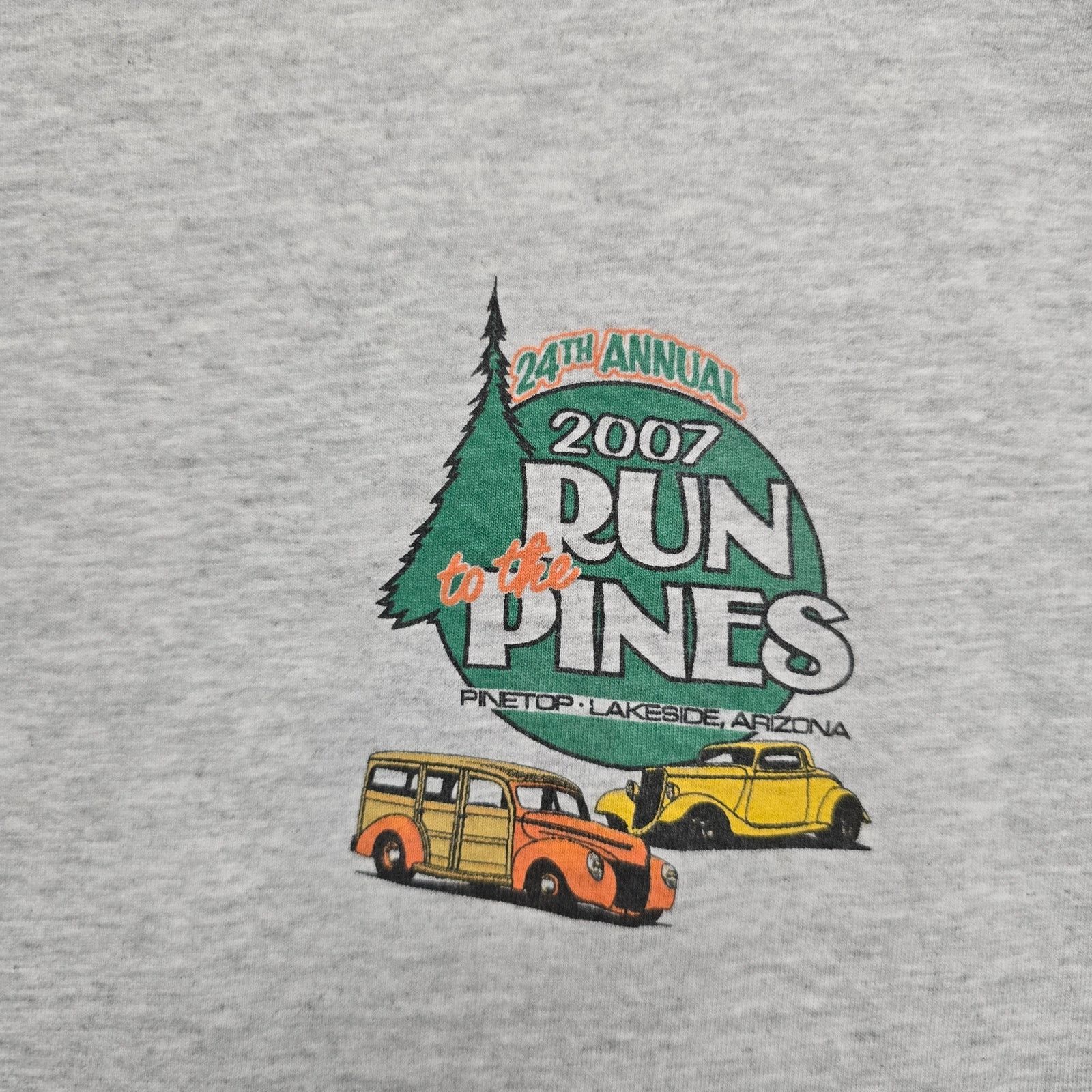Other Car Meet Shirt Run to the Pines Lakeside Arizona XL Tee 2007 Size US XL / EU 56 / 4 - 5 Thumbnail