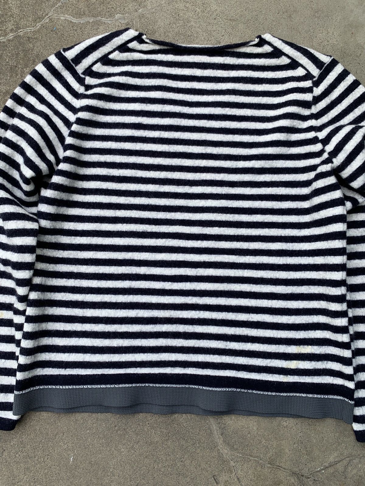Comme des Garcons Archive Comme des Garcons Striped Wool Crop Sweater Size M / US 6-8 / IT 42-44 - 16 Thumbnail