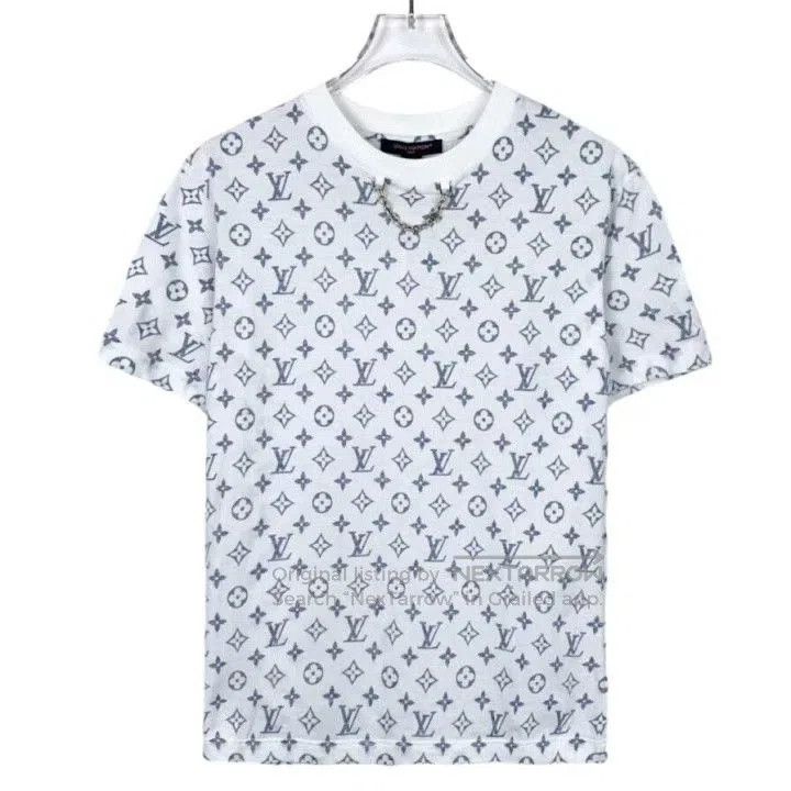 Louis Vuitton Louis Vuitton 2022 White Monogram Cotton T. Size US L / EU 52-54 / 3 - 1 Thumbnail