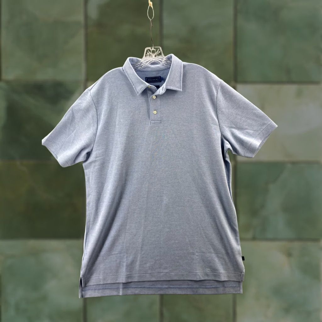 Vintage Biltmore Shirt Mens L Blue Short Sleeve Polo Casual Sports 90s Theme Womens Mens Girls Size US L / EU 52-54 / 3 - 1 Thumbnail
