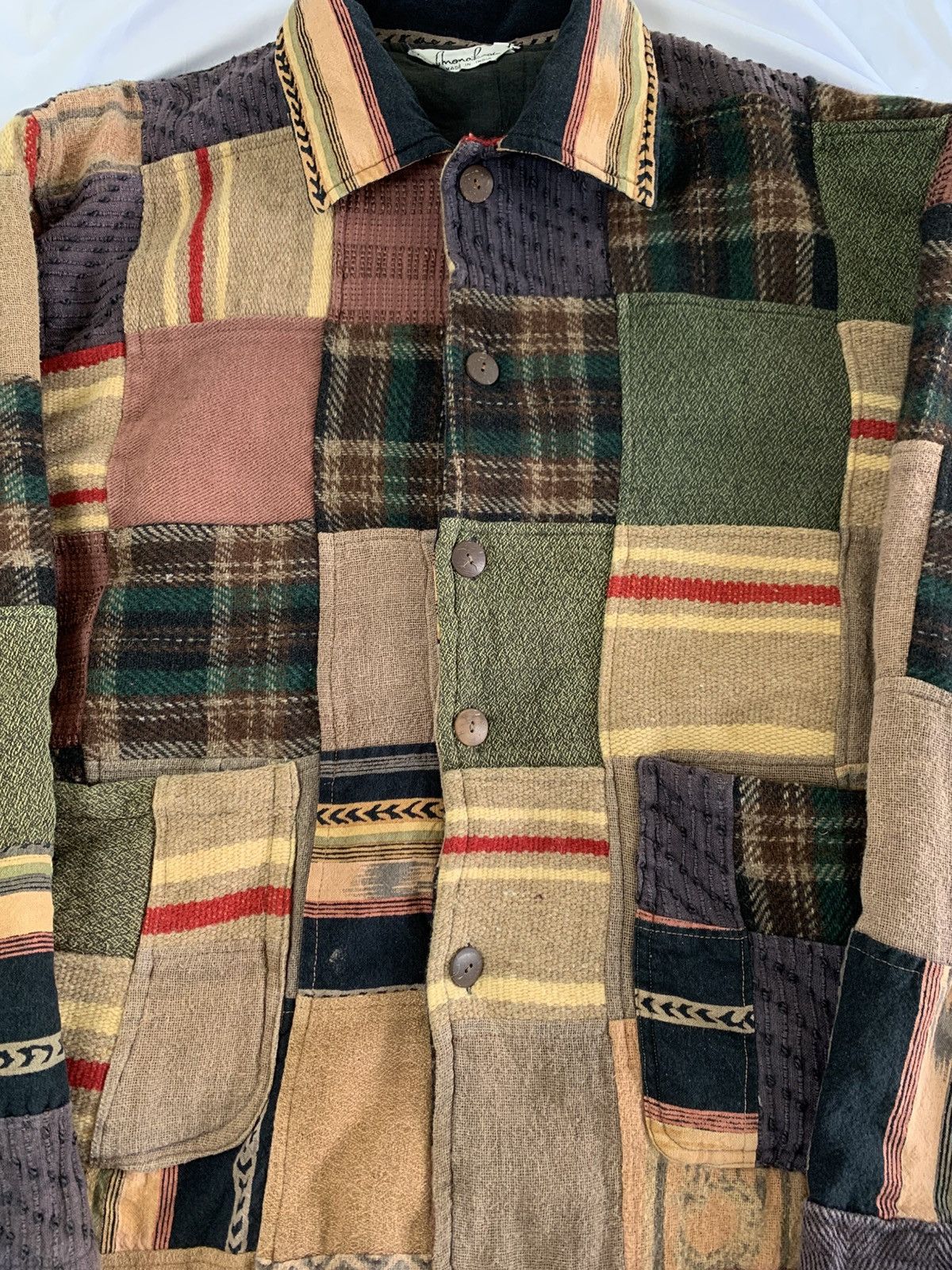 Vintage Vintage patchwork jacket inspired kapital style era Size US L / EU 52-54 / 3 - 5 Thumbnail