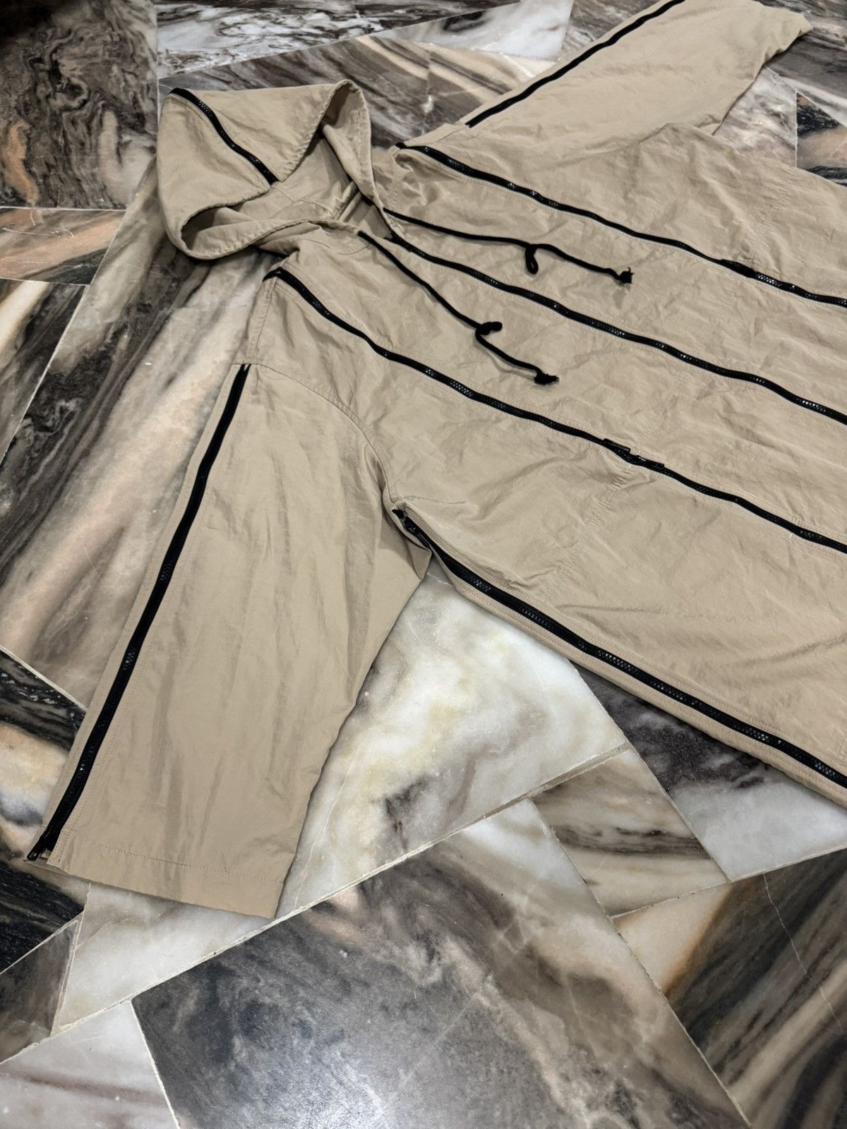Yohji Yamamoto Yohji Yamamoto Bondage Zipper Long Jacket Size US L / EU 52-54 / 3 - 3 Thumbnail