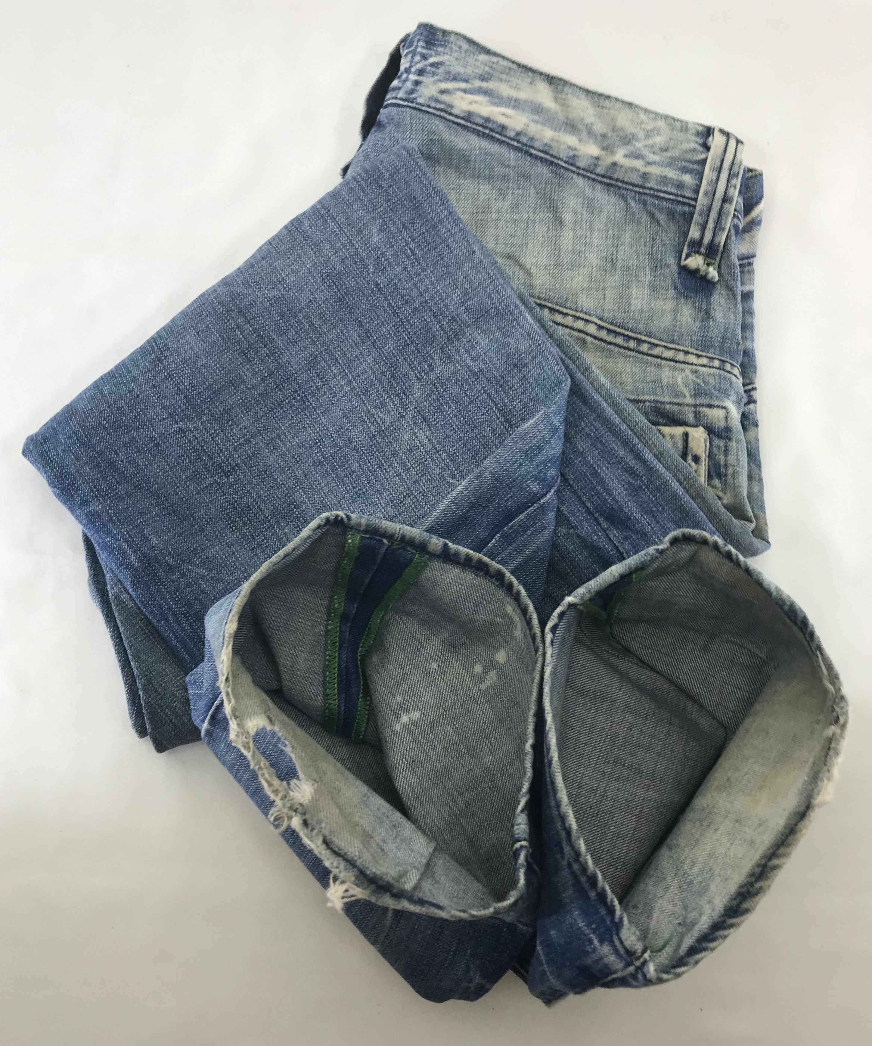 Energie Vintage Energie Faded Blue Bush Jeans Size US 34 / EU 50 - 14 Thumbnail