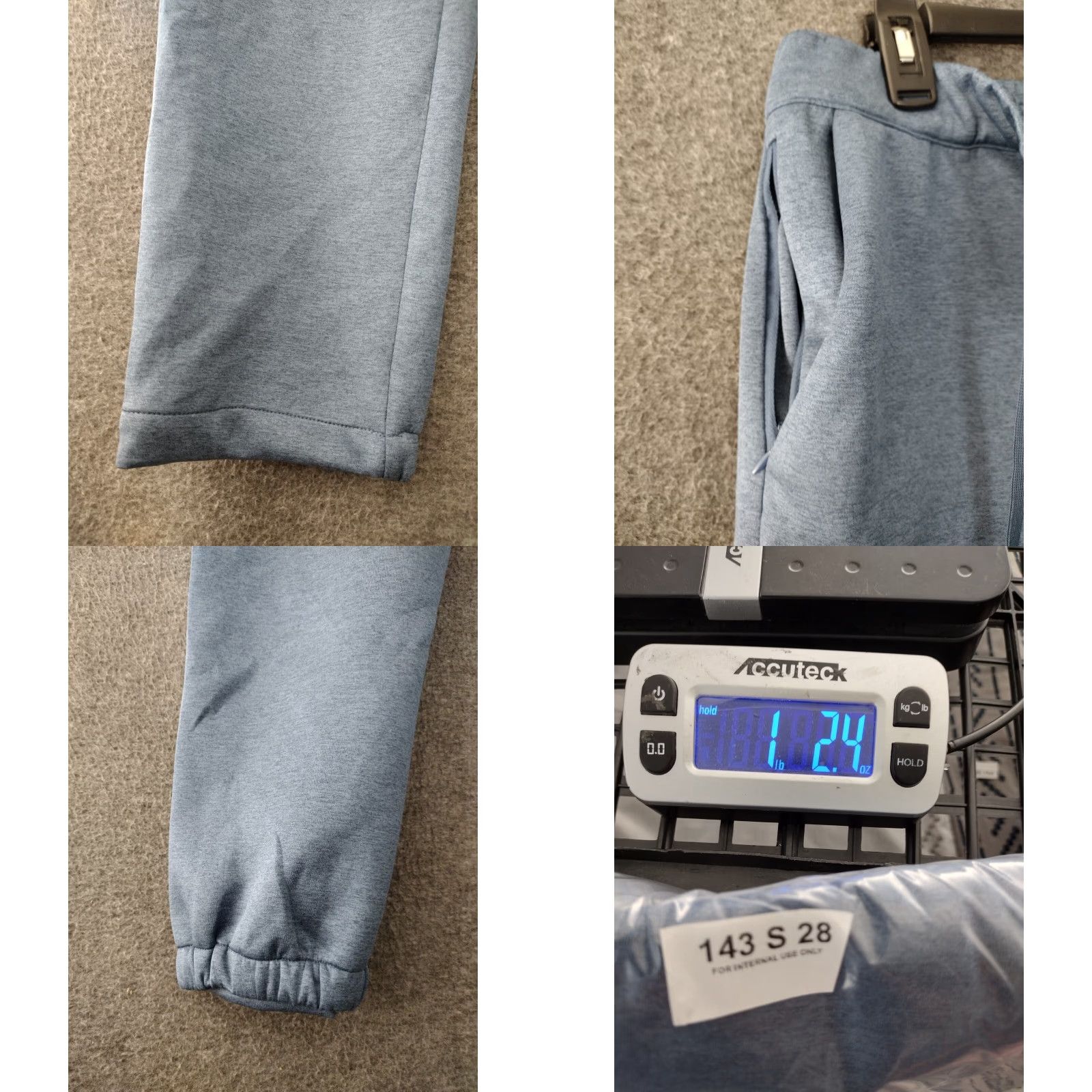 Vintage Stylus Ladarius Campbell Drawstring Solid Grey Sweatpants Jogger Pants M Men Regular Inseam 27in Gray/Cotton Blend Pockets Elastic Waist Vintage No Size US 31 - 8 Thumbnail