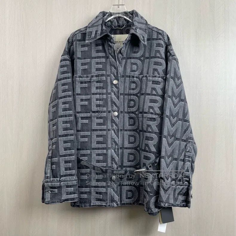 Fendi Fendi Ladies Letter Denim Jacket Size XS / US 0-2 / IT 36-38 - 1 Thumbnail