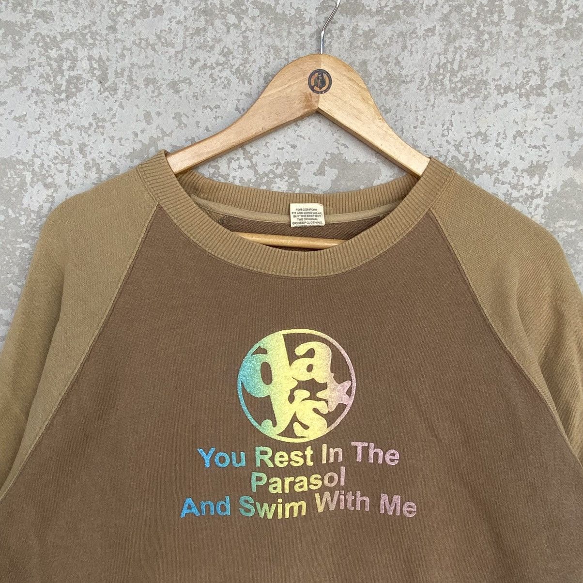 Other Vintage Genuine Big Printed Crewneck Sweatshirt Brown Size L Size US L / EU 52-54 / 3 - 4 Thumbnail