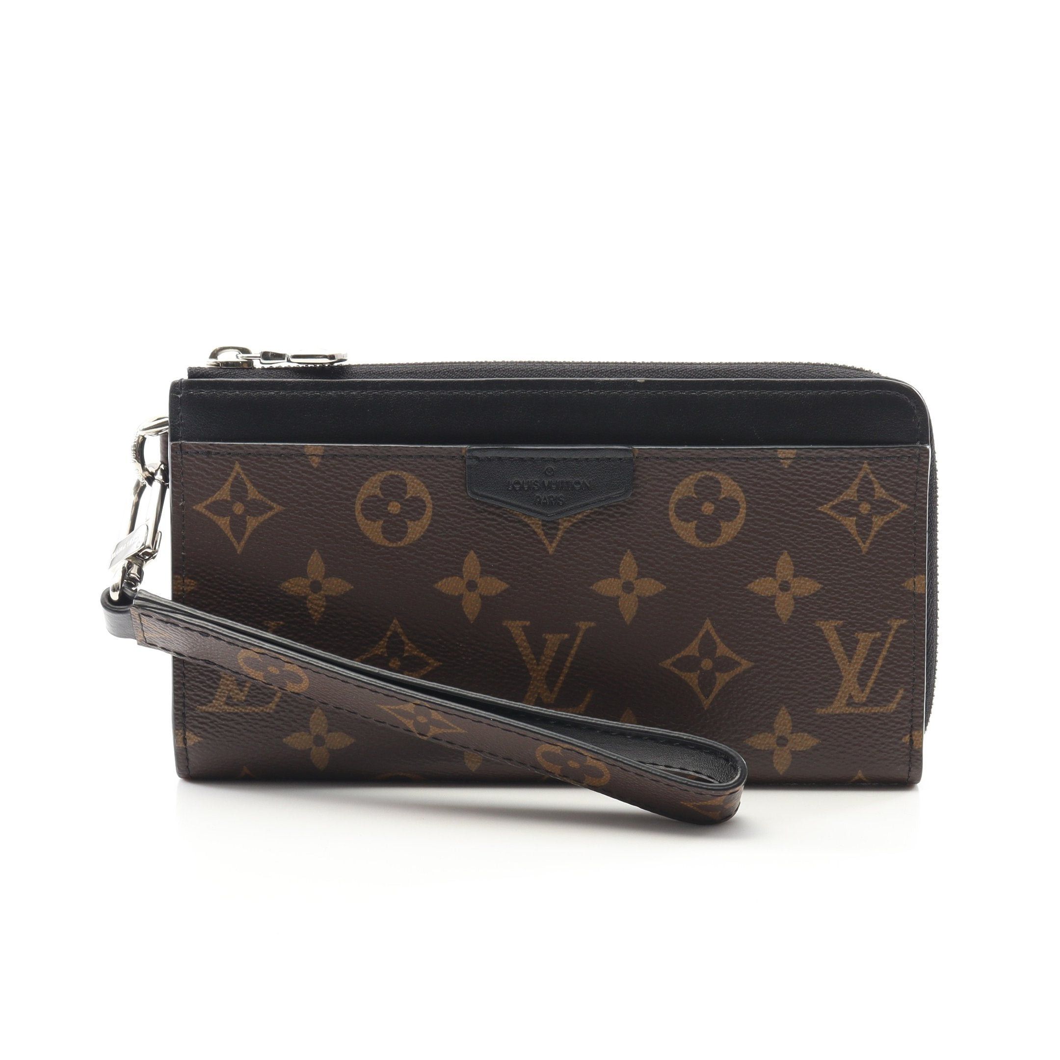 Louis Vuitton Louis Vuitton Zippy Dragonne Monogram Macassar L-Shaped Zipper Long Wallet Leather Brown Black Size ONE SIZE - 1 Thumbnail