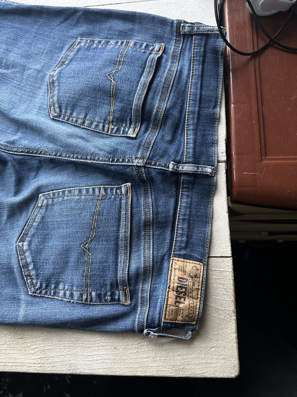 Diesel 🚨 DIESEL AVANT GARDE GOTHIC WOMEN JEANS LOGO IFSIXWASNINE Size 30" / US 8 / IT 44 - 9 Thumbnail