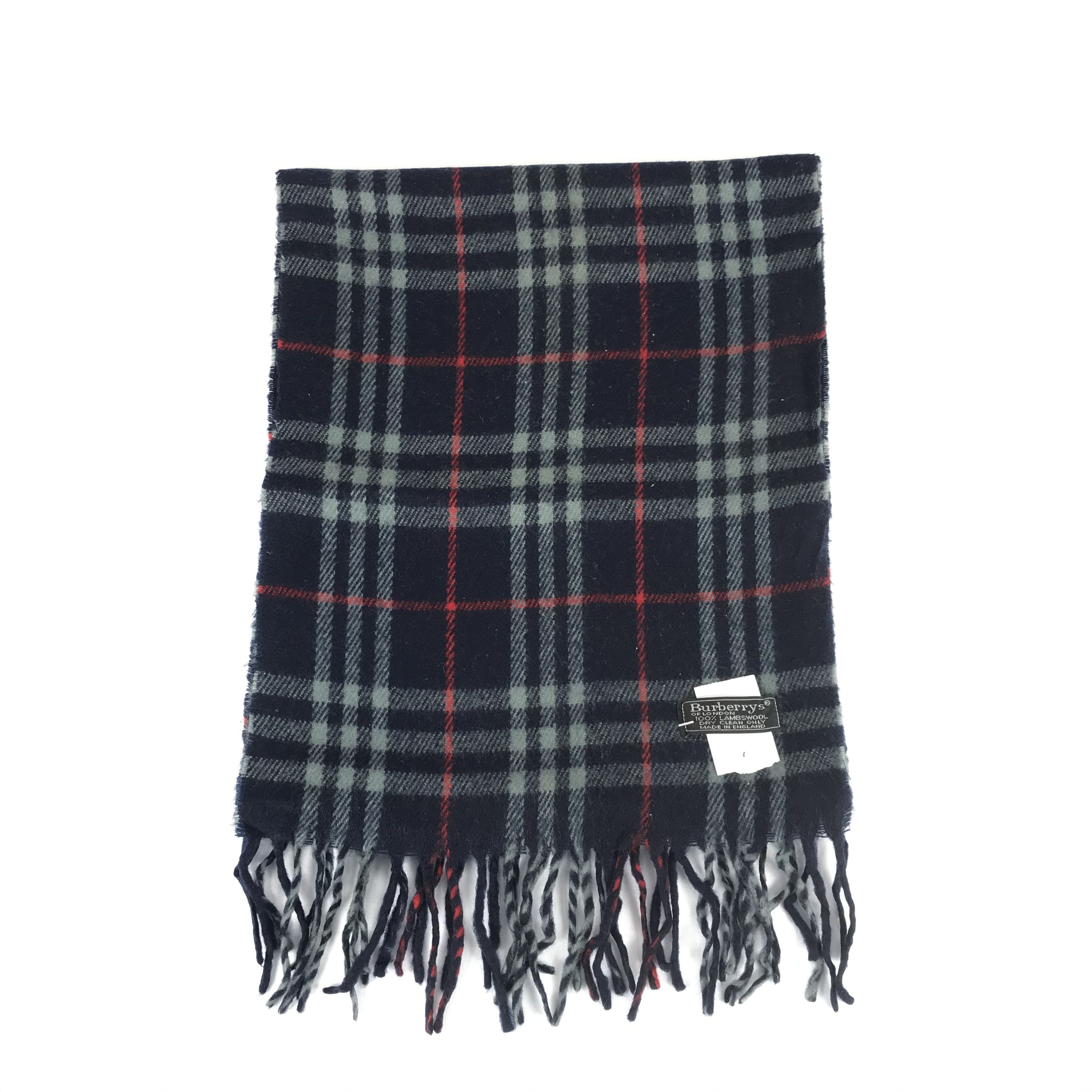 Burberry Vintage Burberry Scarf Muffler Cashmere Wool Scarves Size ONE SIZE - 2 Thumbnail