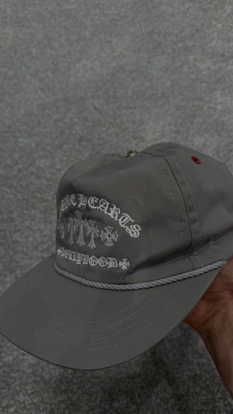 Chrome Hearts Chrome Hearts Gas Station Rock Trucker hat in gray. Size ONE SIZE - 1 Thumbnail