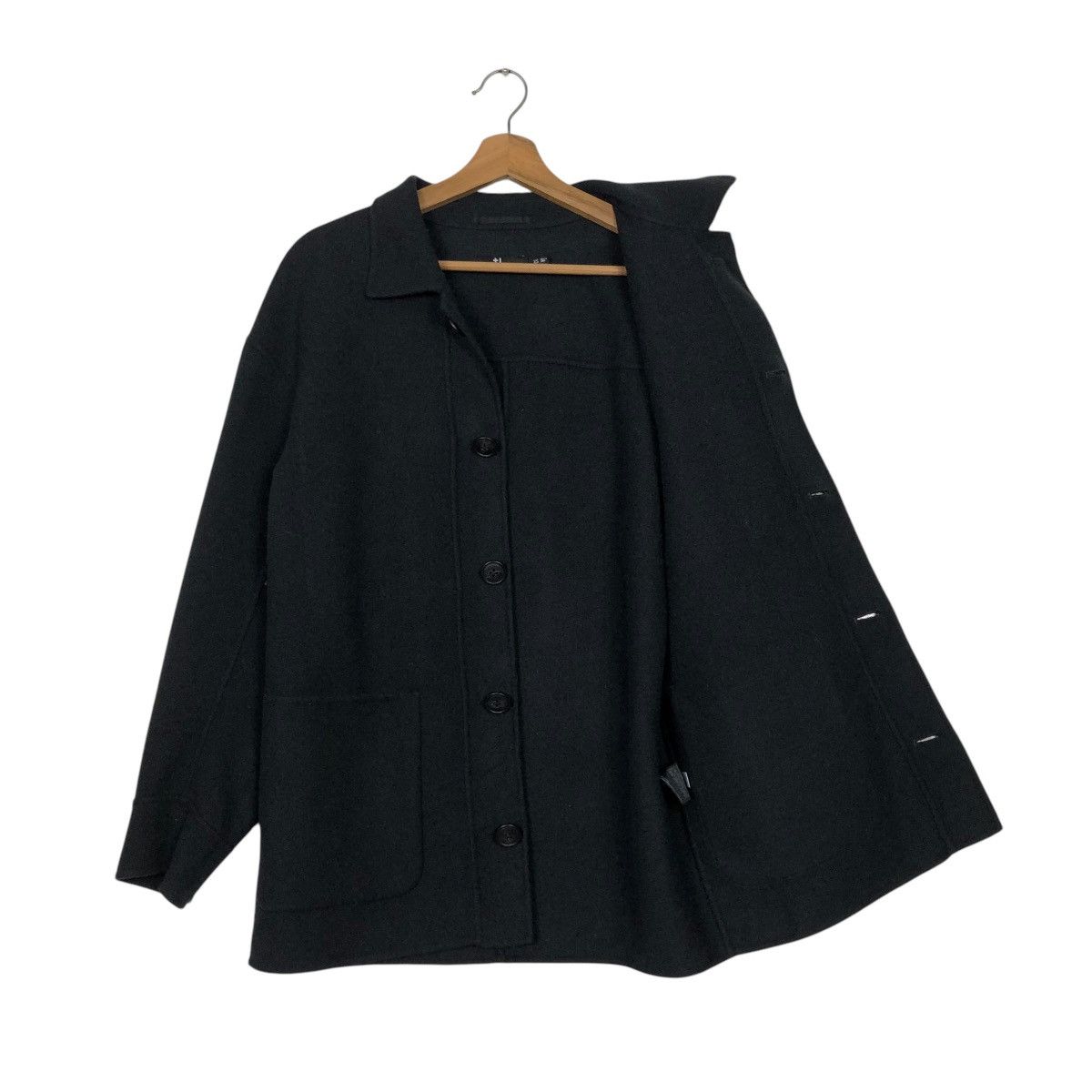 Jil Sander 🔥VINTAGE CHORE JACKET RICH BLACK J+ JILL SANDER UNIQLO Size US XS / EU 42 / 0 - 13 Thumbnail