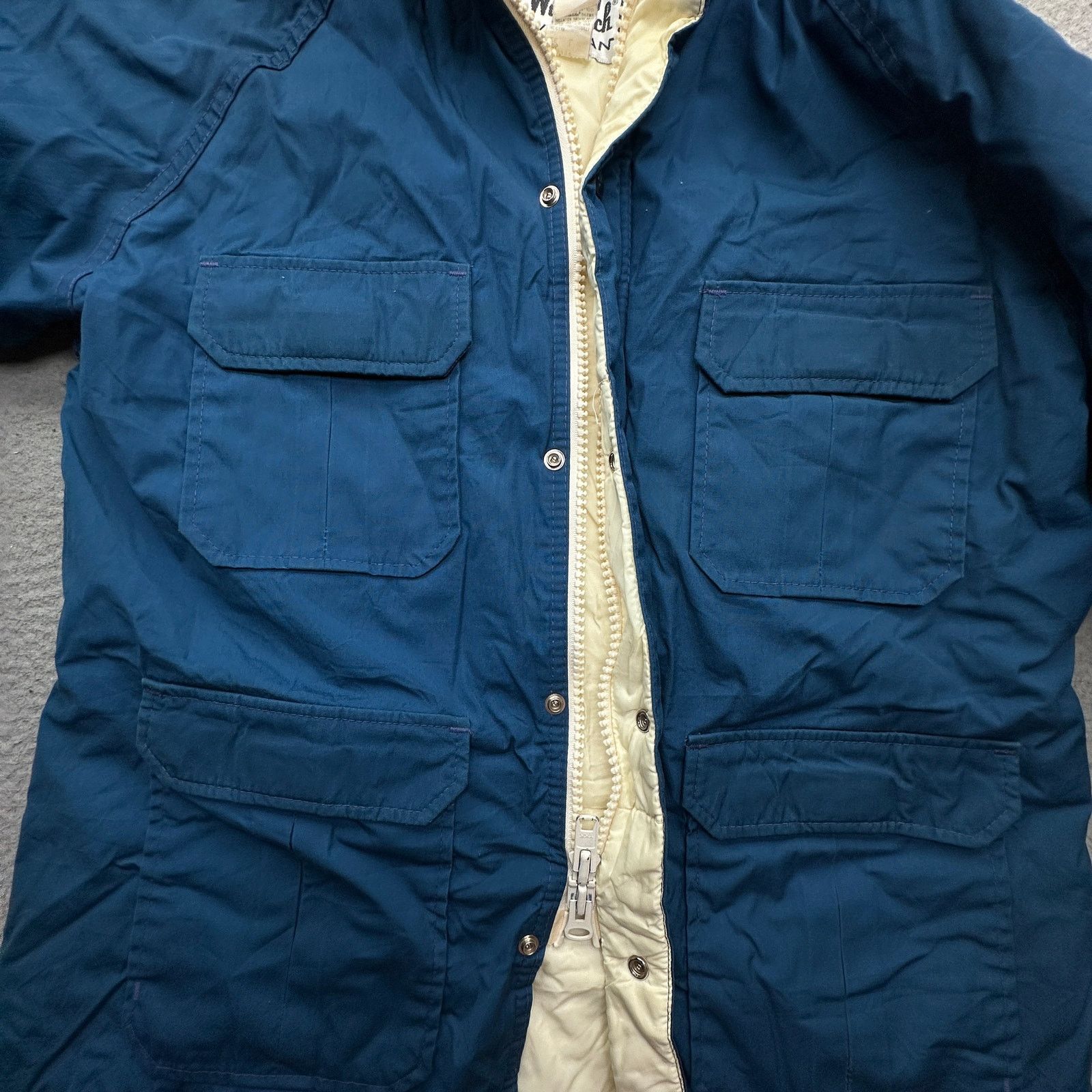 Woolrich Woolen Mills VTG Woolrich Woman Parka Hooded Jacket Womens Large Blue Size L / US 10 / IT 46 - 11 Thumbnail