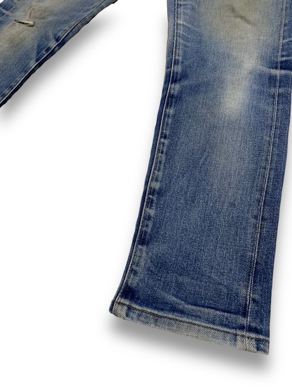 Uniqlo Vintage Uniqlo Selvedge Dirty Mud Washed Distressed Jeans Size US 30 / EU 46 - 13 Thumbnail