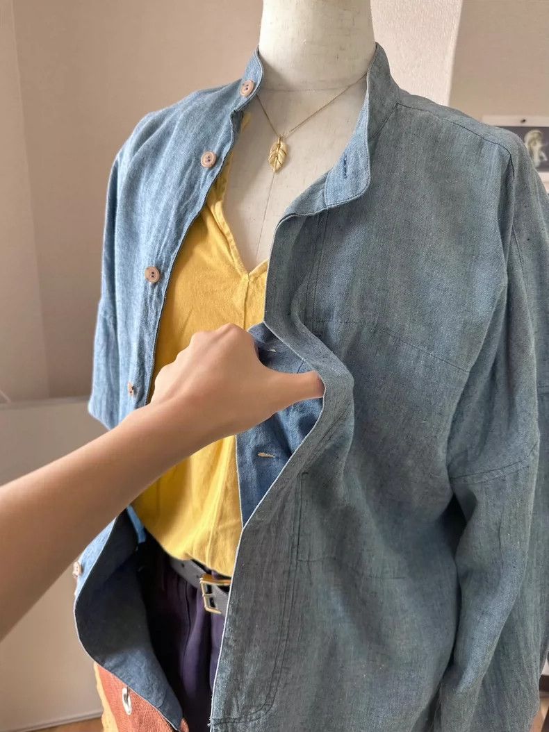 Issey Miyake issey miyake Loose-fitting long-sleeved shirt Size US M / EU 48-50 / 2 - 3 Thumbnail