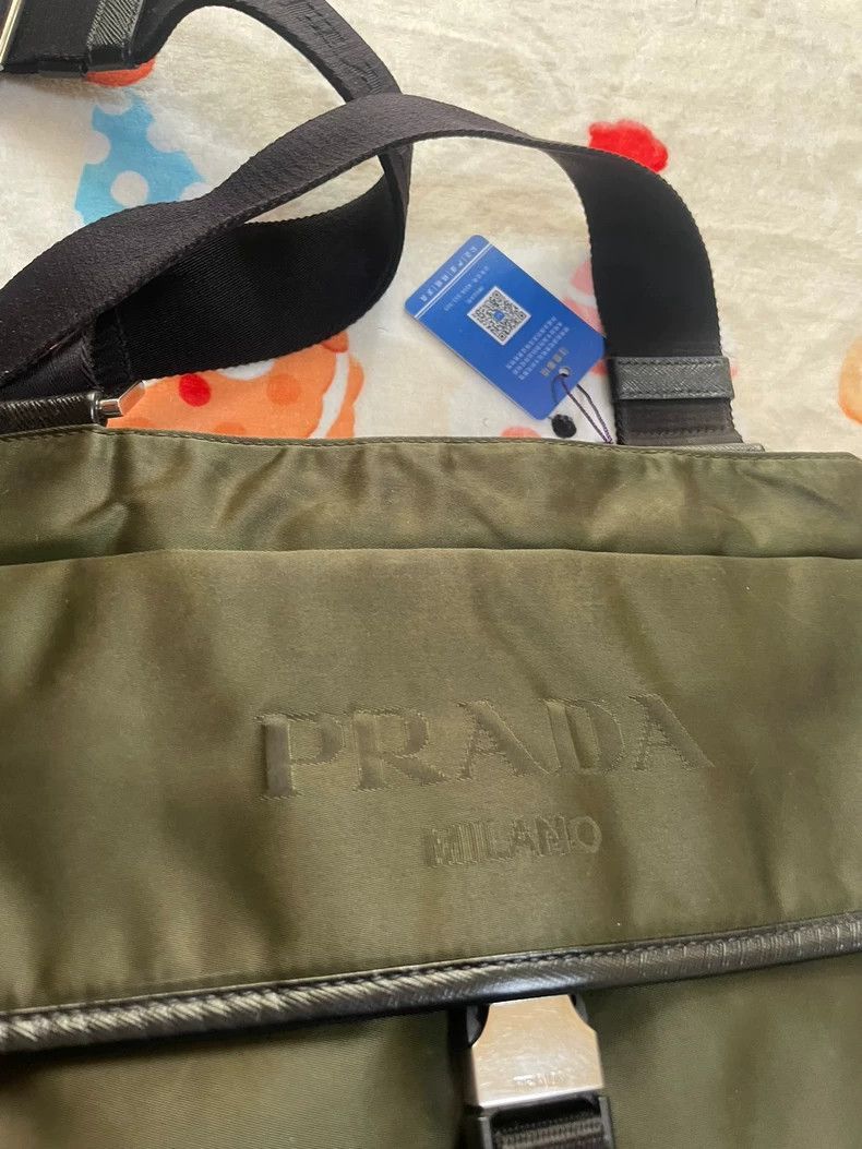 Prada Prada Green Crossbody Shoulder Bag Authentic-2506 Size ONE SIZE - 4 Thumbnail