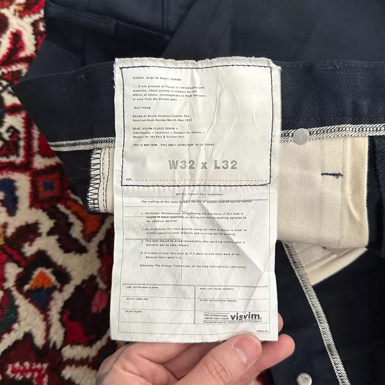Visvim visvim size W32L32 10aw Original Snakeskin Black Bull Jean Size US 32 / EU 48 - 6 Thumbnail