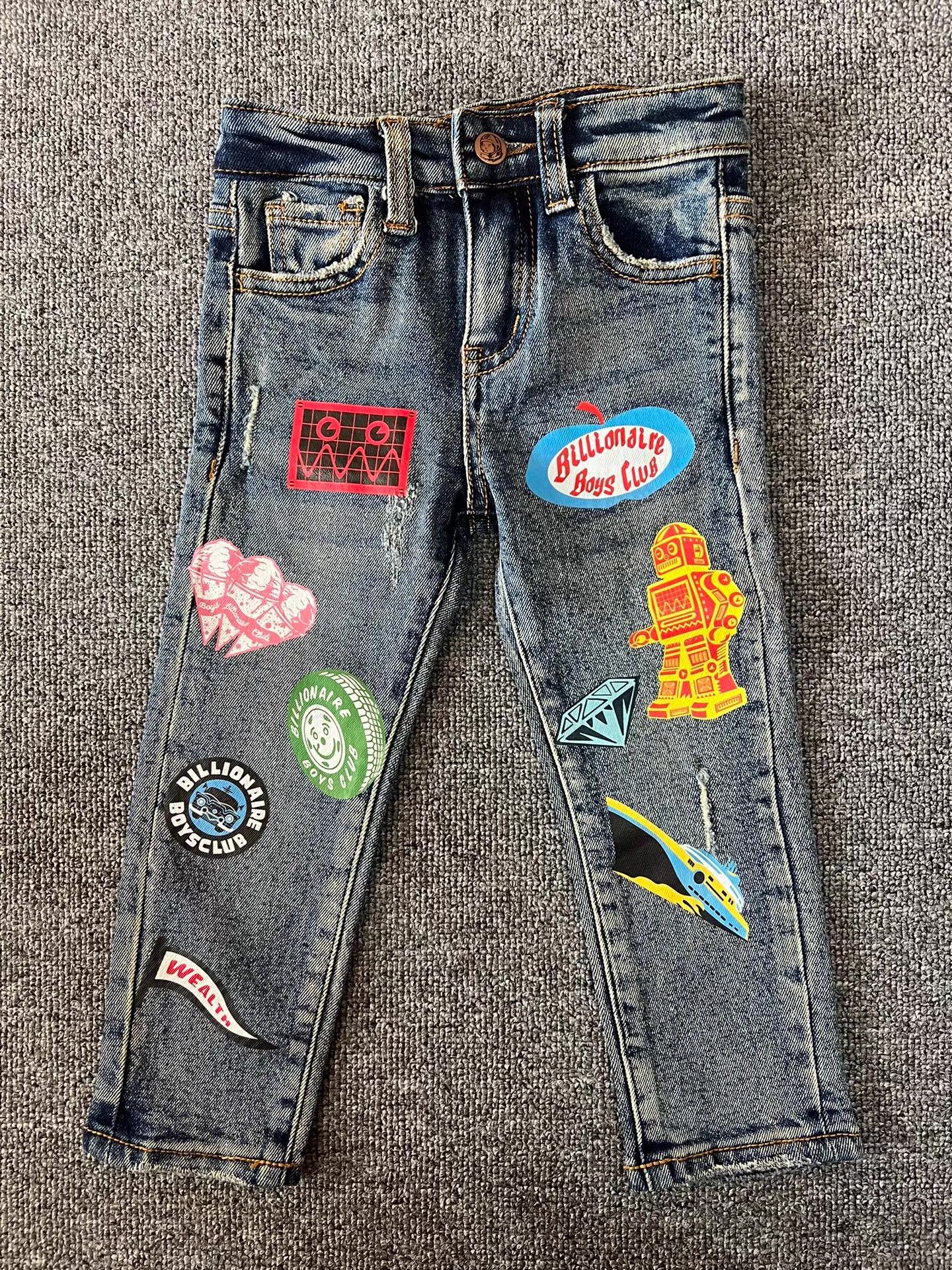 Billionaire Boys Club BBC KIDS Children's Washed Brushed Jeans Q7 Size US 26 / EU 42 - 1 Thumbnail