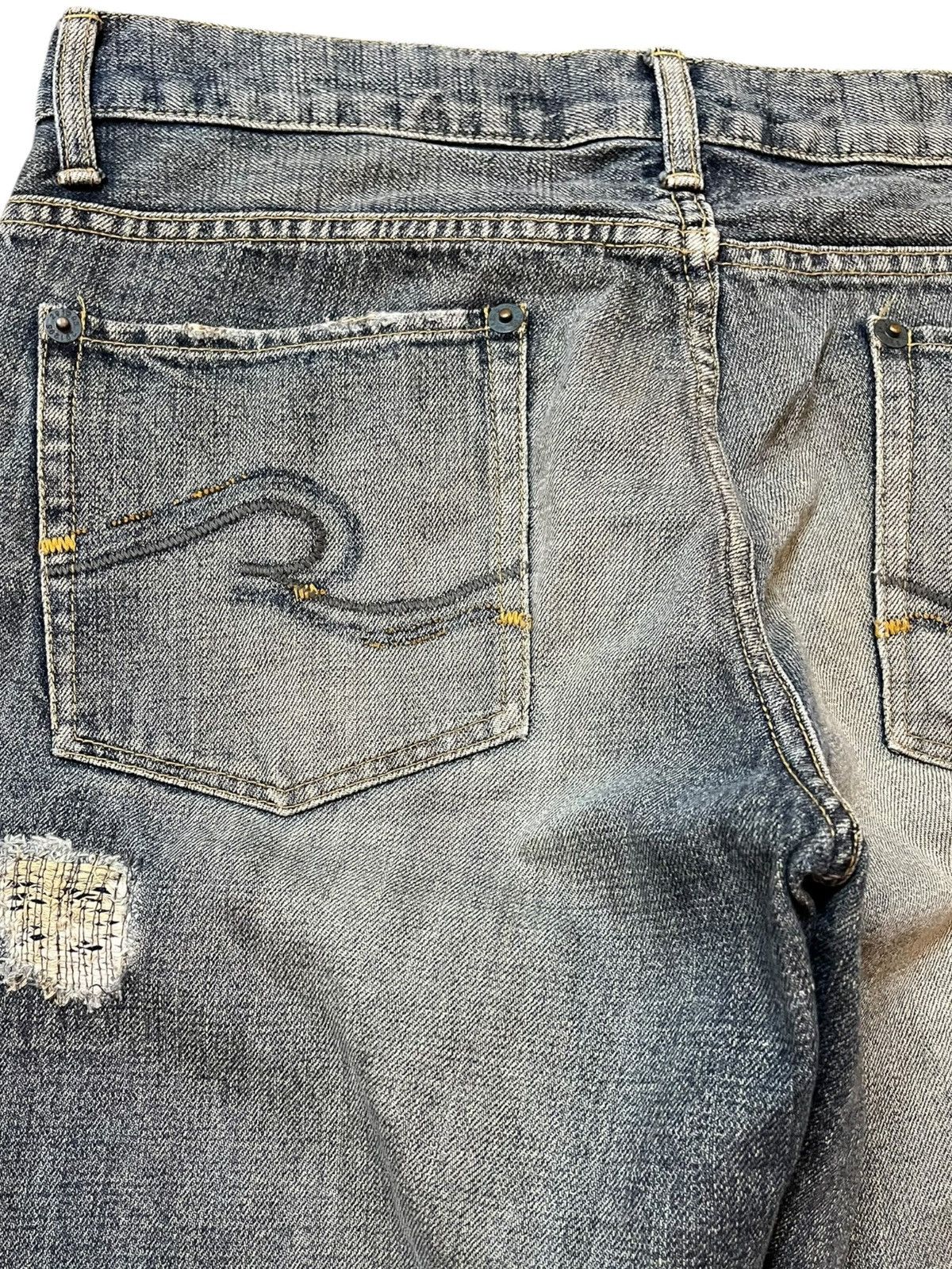 20471120 Vintage 291295 Homme Flare Grunge Distressed Denim Size US 32 / EU 48 - 7 Thumbnail