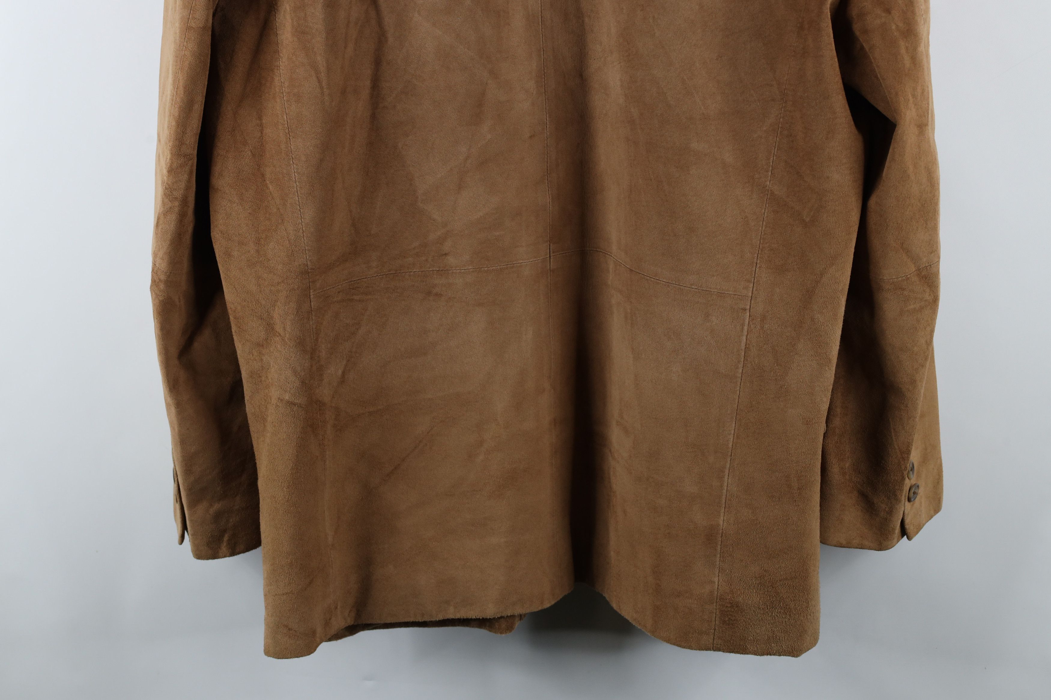 Vintage Vintage 90s Streetwear Leather Blazer Sport Coat Jacket Size US S / EU 44-46 / 1 - 19 Thumbnail