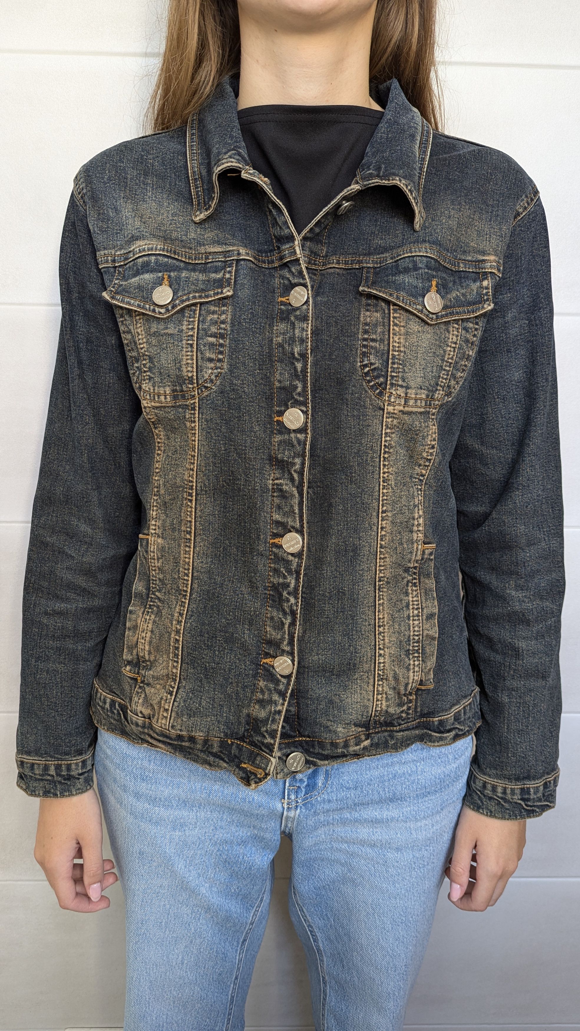 Vintage Vintage Faded Denim Jacket Size S / US 4 / IT 40 - 7 Thumbnail