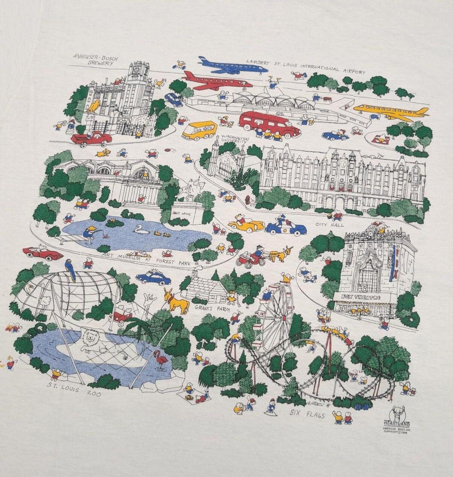 Other Vintage 90s St. Louis Gateway To The West Travel T-shirt Size US XL / EU 56 / 4 - 5 Thumbnail