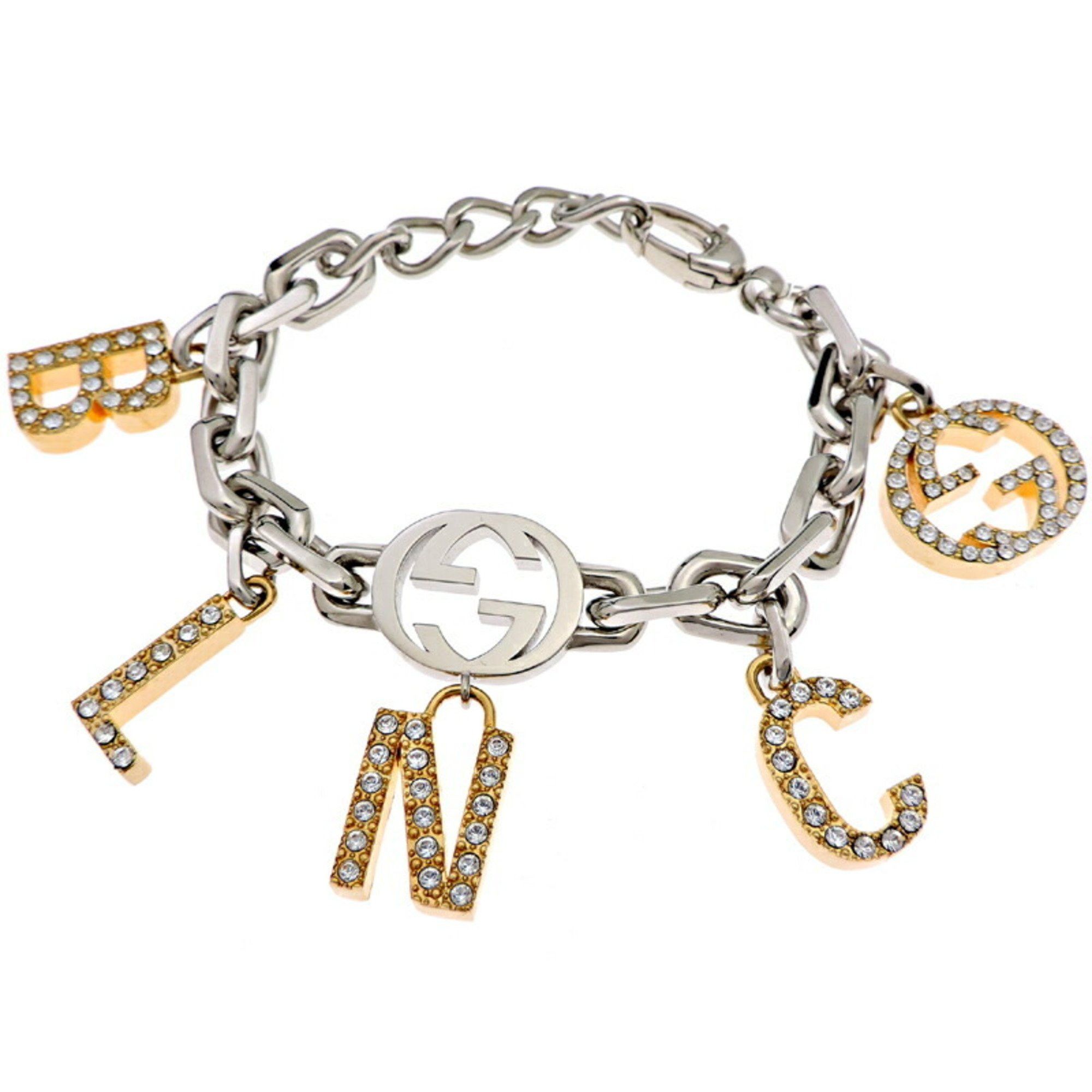 Gucci Gucci x Balenciaga The Hacker Crystal Charm Women's and Men's Bracelet 681821 I6125 Metal Size ONE SIZE - 1 Thumbnail