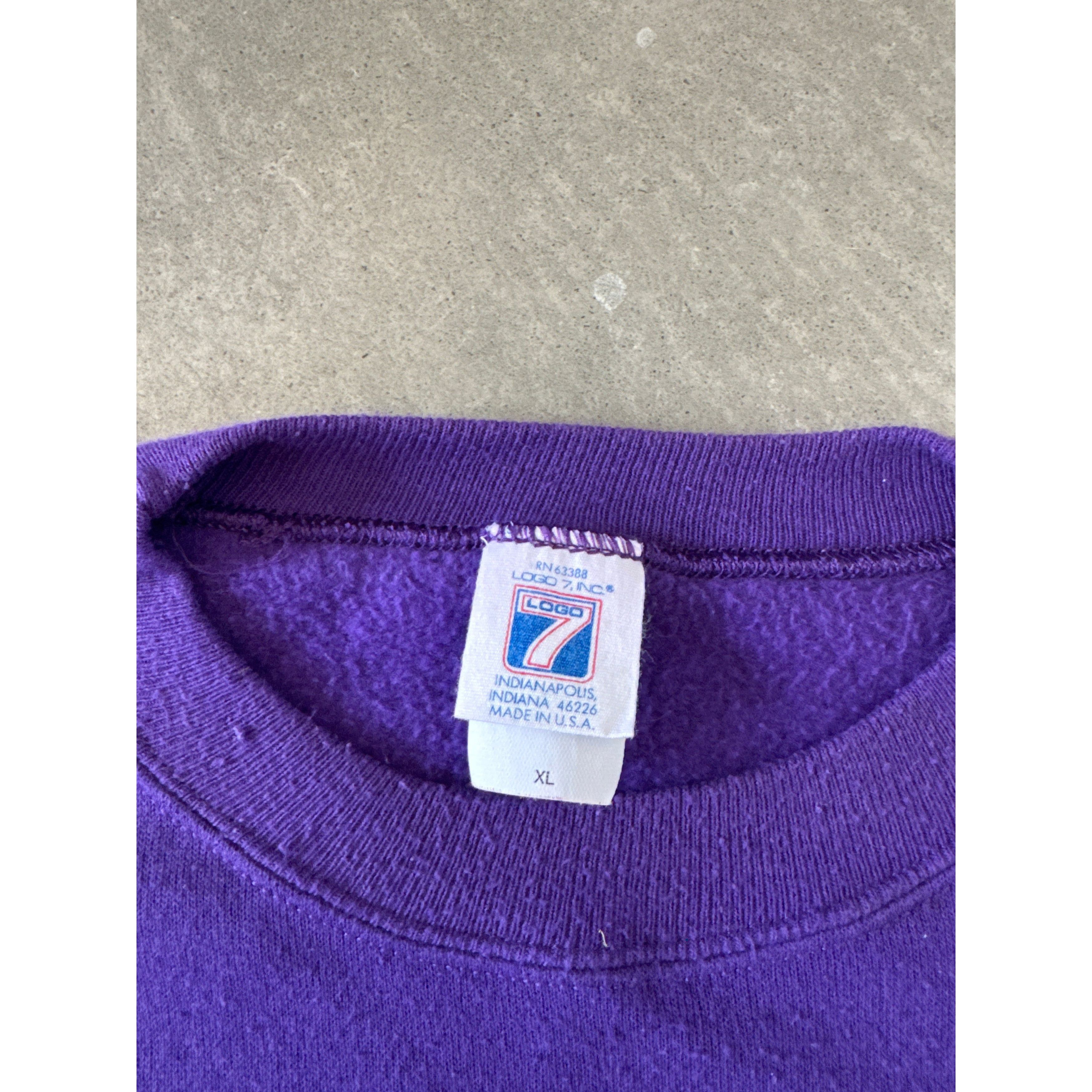Logo 7 Vintage 90s Logo 7 Minnesota Vikings Sweatshirt Size US XL / EU 56 / 4 - 5 Thumbnail