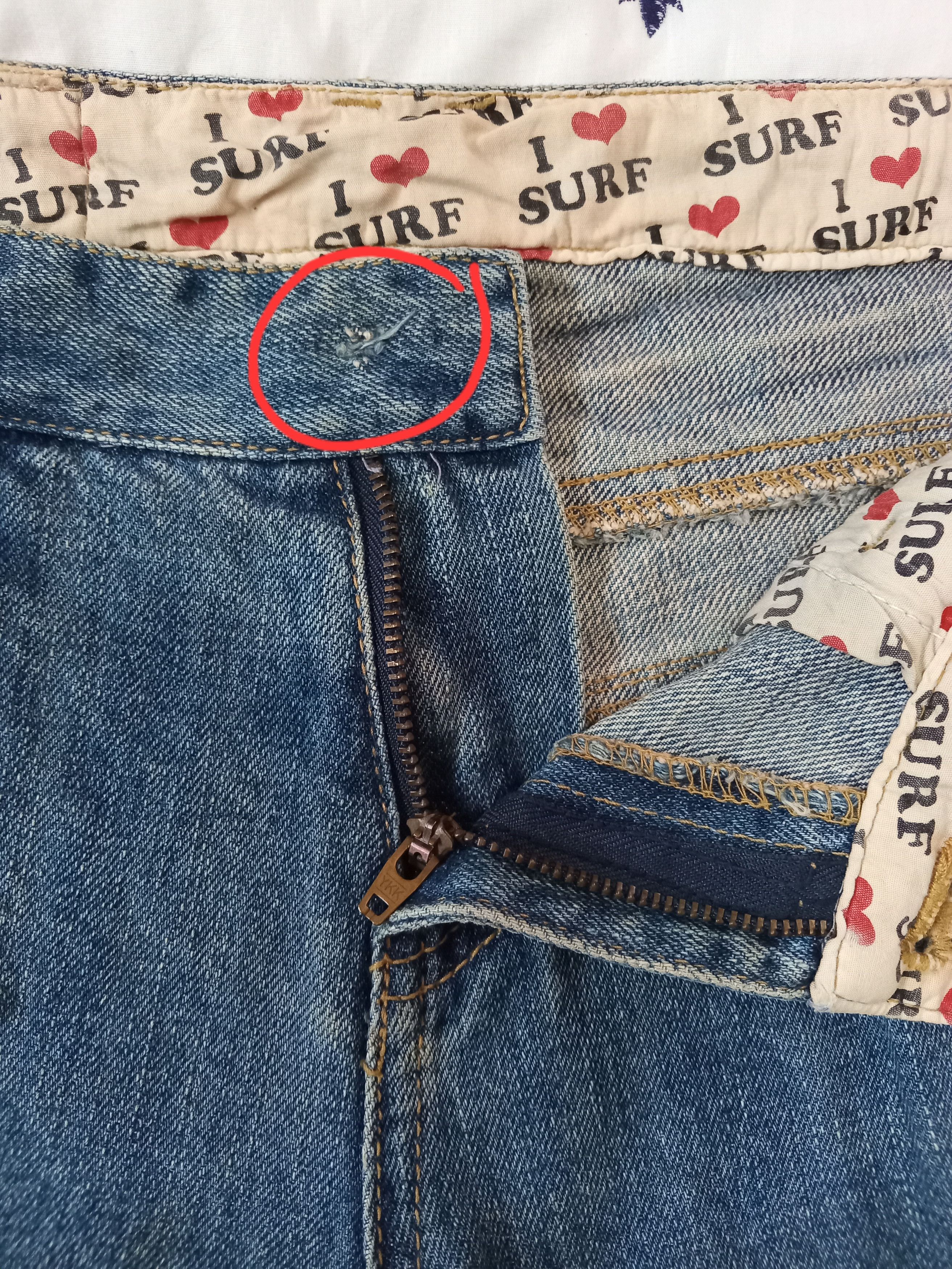 Japanese Brand BUZZ SPUNKY Rusty Distressed Patches Jeans Size US 32 / EU 48 - 7 Thumbnail