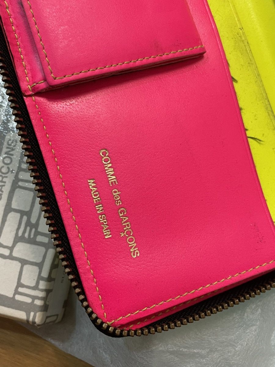 Comme des Garcons SS16 Comme des Garçons ‘Super Fluo’ Leather Long Wallet Size ONE SIZE - 11 Thumbnail