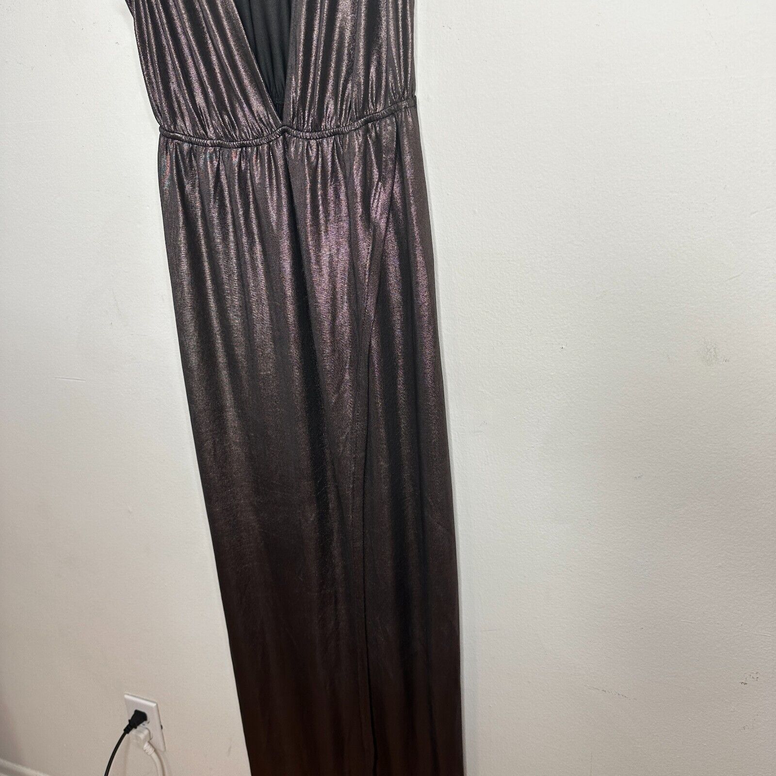 Other About Us Meredith Plunge Maxi Deep V Sleeveless Metallic S Size S / US 4 / IT 40 - 9 Thumbnail