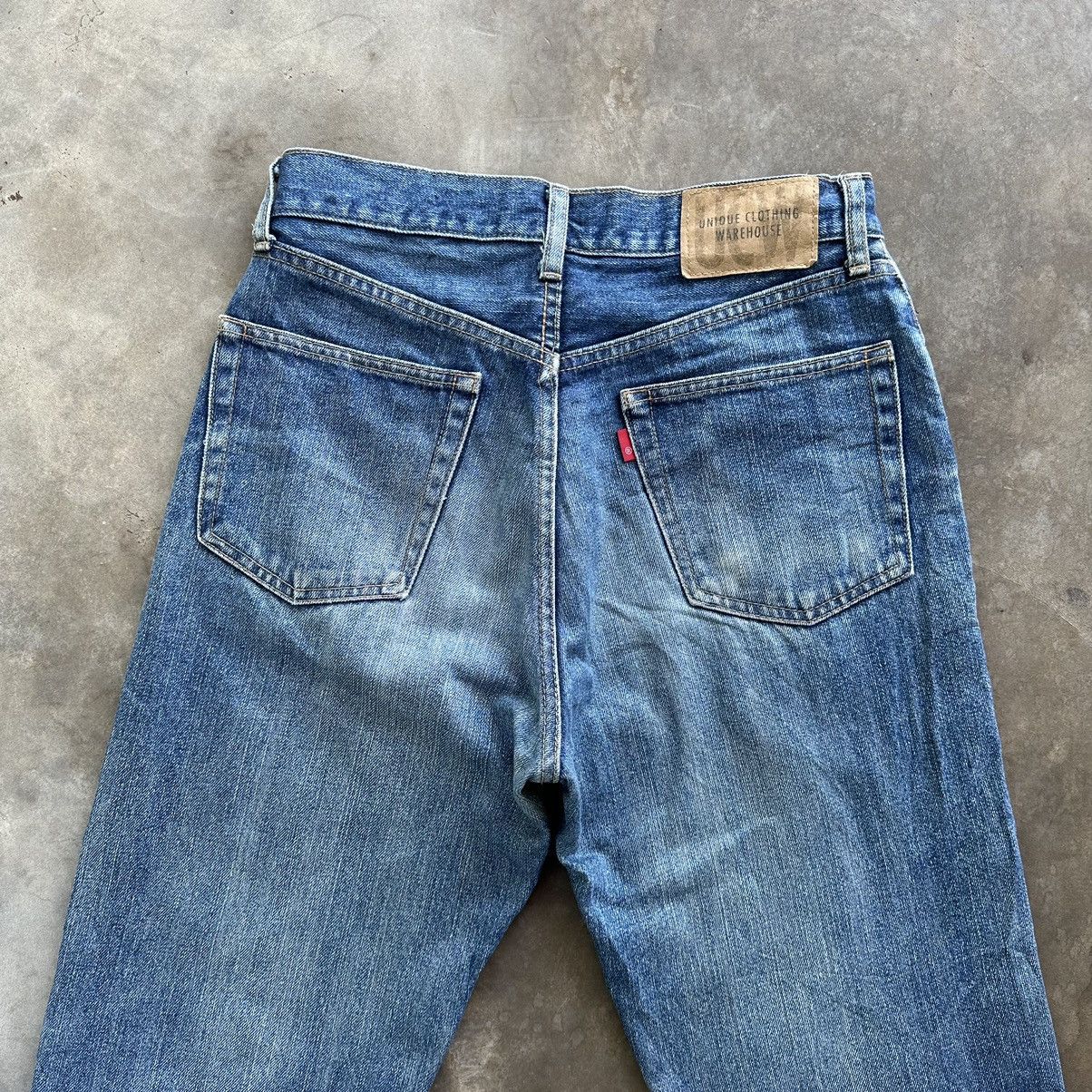 Japanese Brand Vintage Japanese Distressed Faded Denim Jean Pant W29 Size US 29 - 11 Thumbnail