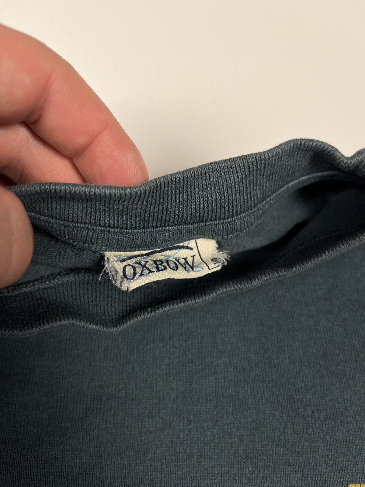 Oxbow Vintage 90s Oxbow Surf Style logo Grey Longsleeve S Size US S / EU 44-46 / 1 - 6 Thumbnail