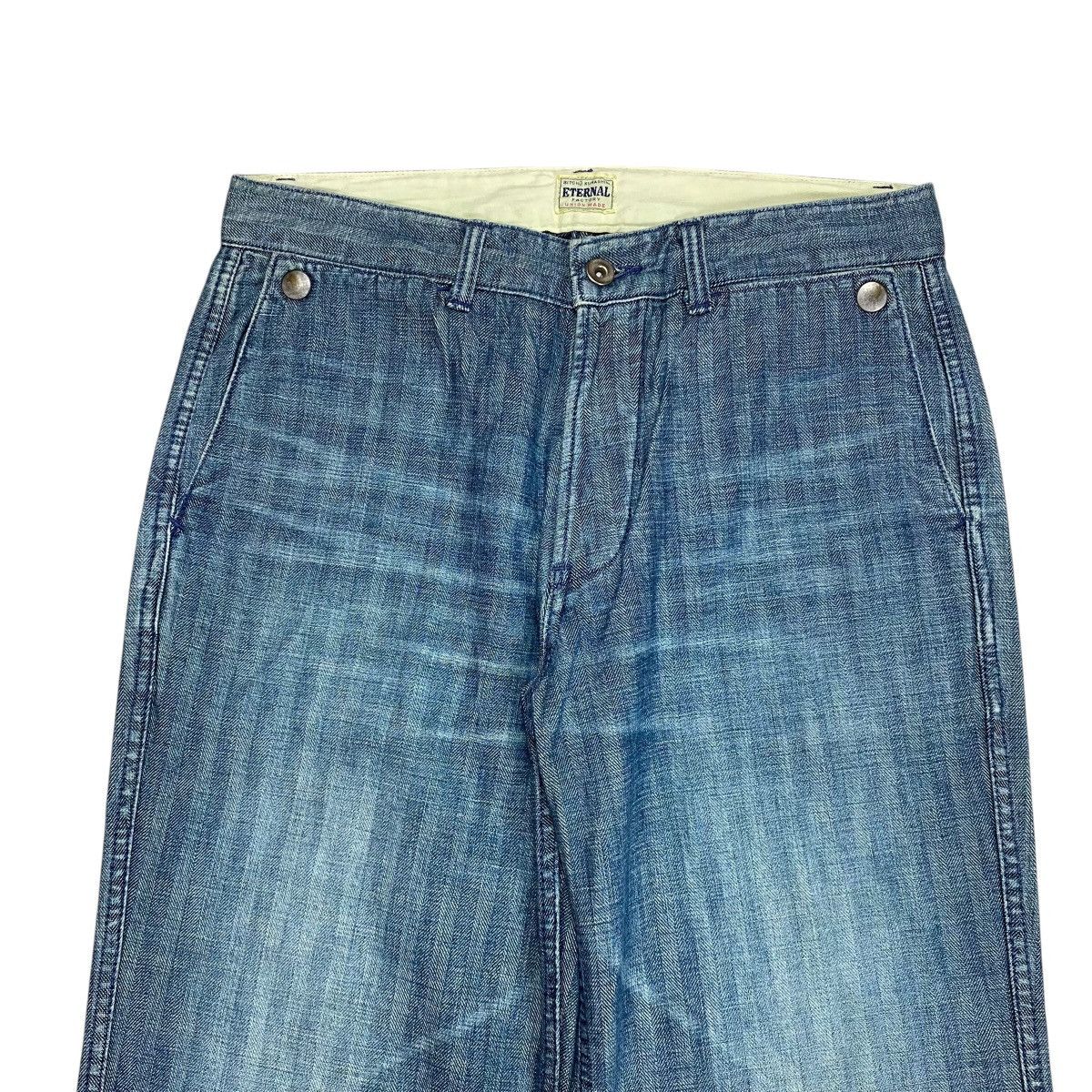 Eternal Eternal Japan Herringbone Denim Military Pants Size US 32 / EU 48 - 2 Thumbnail