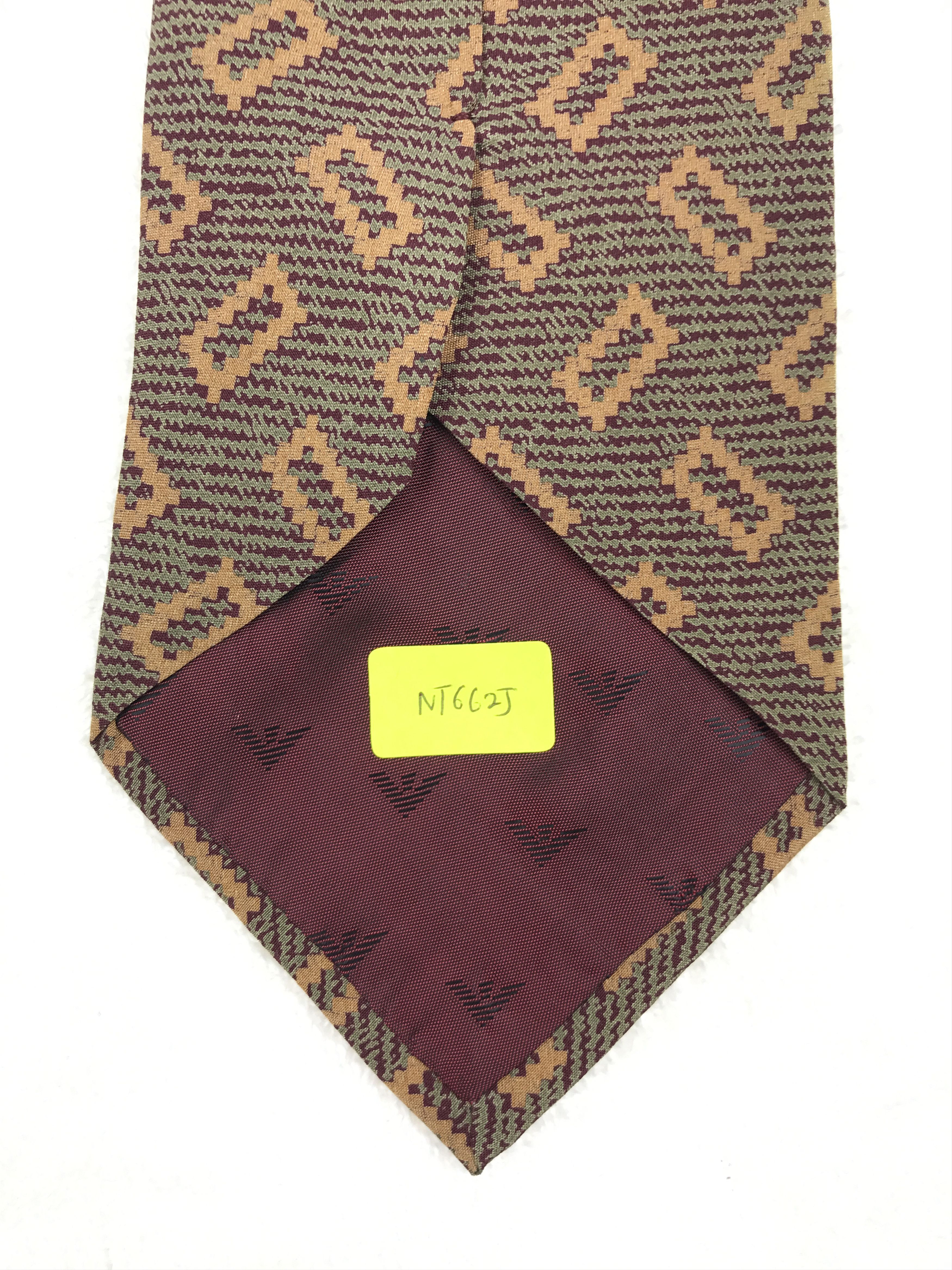 Emporio Armani × Vintage Vintage Emporio Armani Silk Necktie Size ONE SIZE - 10 Thumbnail