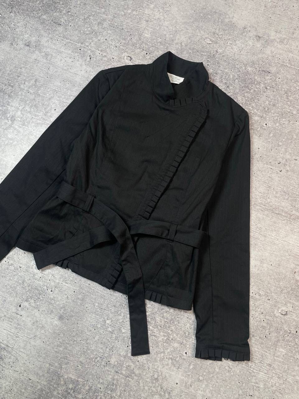 Hysteric Glamour Vintage 00s Asymmetrical Bondage Jacket Rick Owens Vibe Y2K Size M / US 6-8 / IT 42-44 - 3 Thumbnail