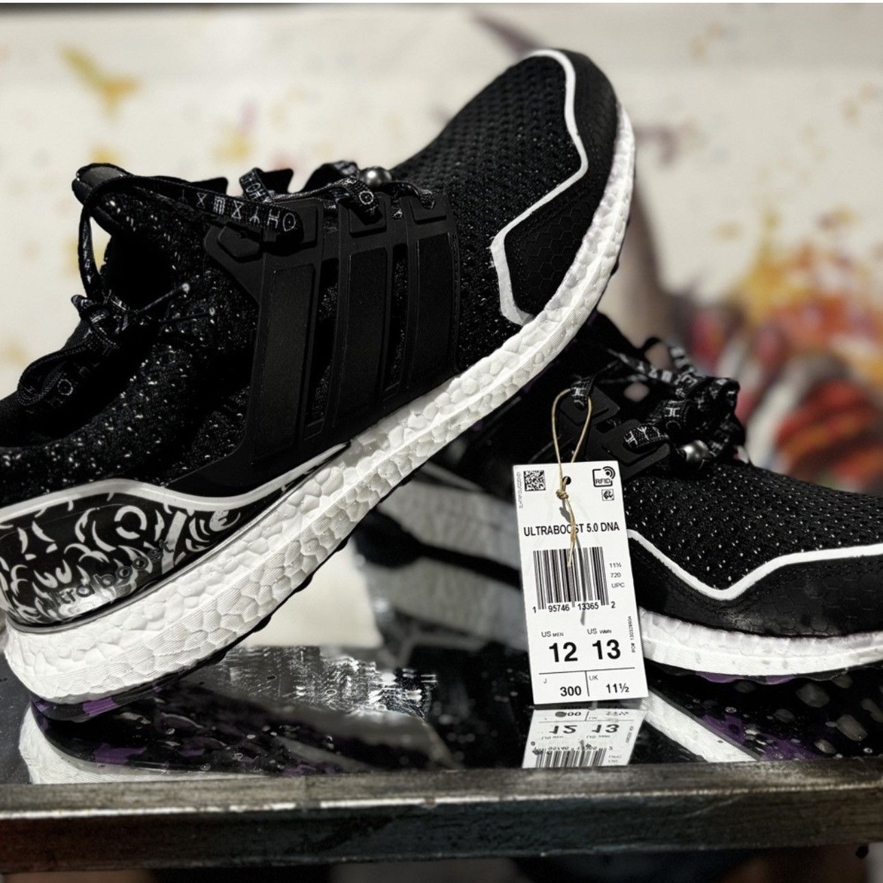 Adidas adidas Adidas Black Panther Wakanda Forever Edition Sneakers Size US 12 / EU 45 - 7 Thumbnail