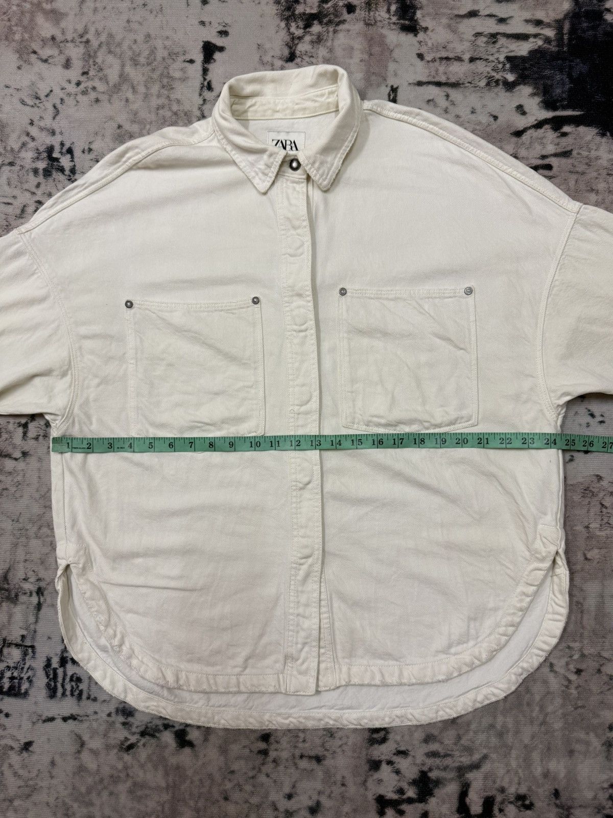 Designer × Zara Zara Overshirt double pocket Size L / US 10 / IT 46 - 12 Thumbnail