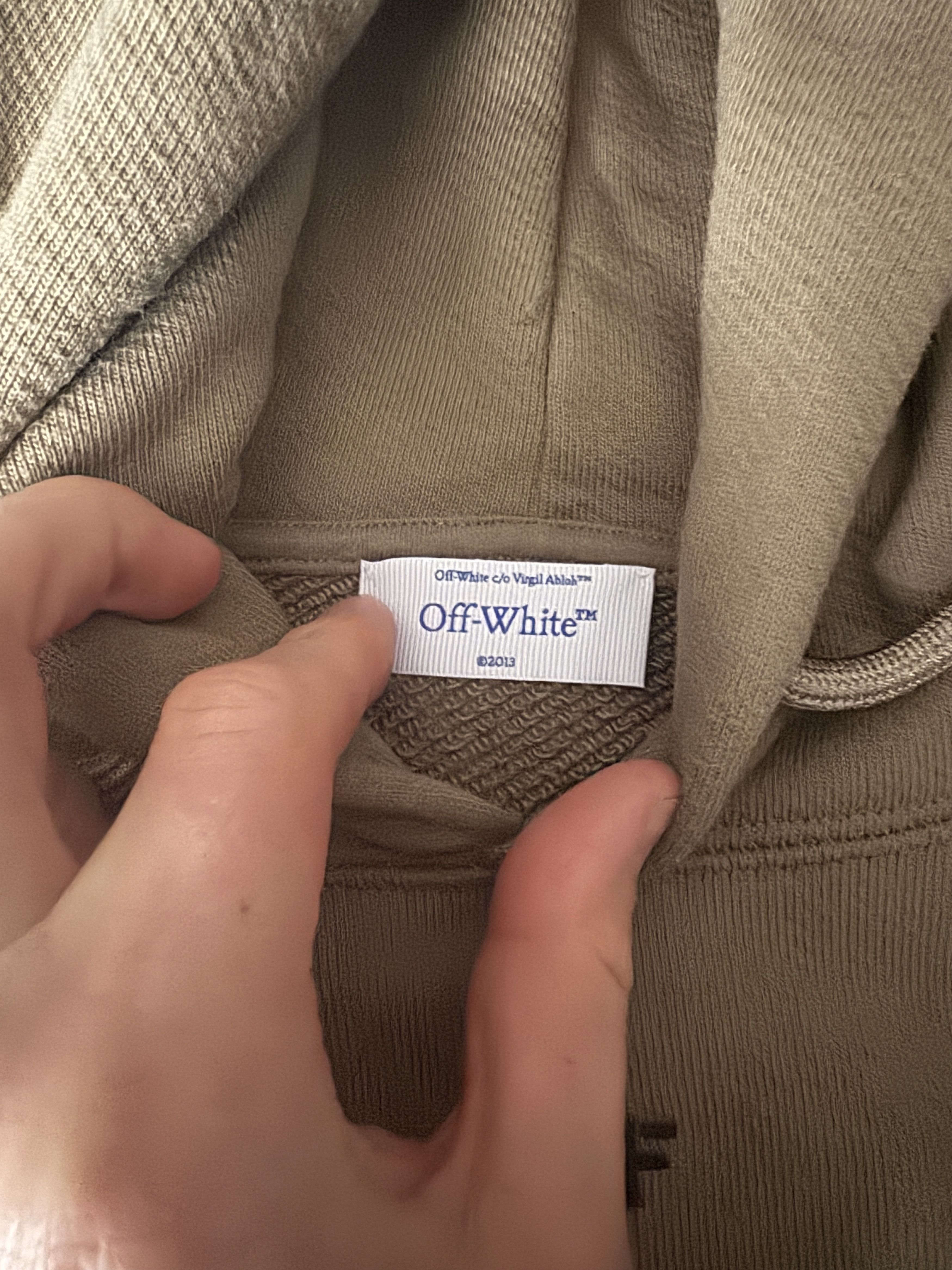 Off-White Off white hoodie beige size S Size US S / EU 44-46 / 1 - 2 Thumbnail