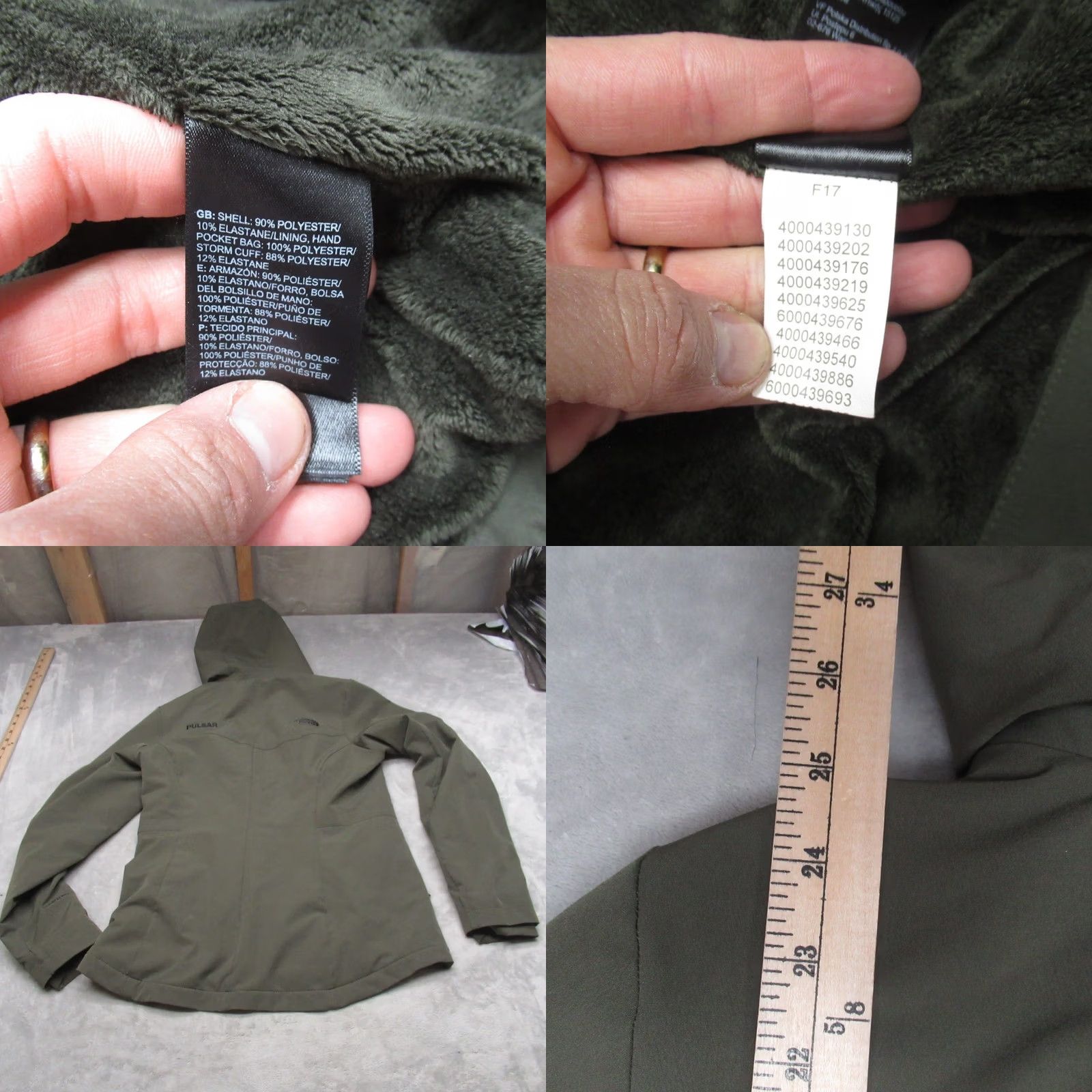 The North Face The North Face Jacket Womens M Green WindWall Softshell Zip Logo Logged Pocket Wind-Resistant Athletic Casual Travel Workwear Size M / US 6-8 / IT 42-44 - 8 Thumbnail