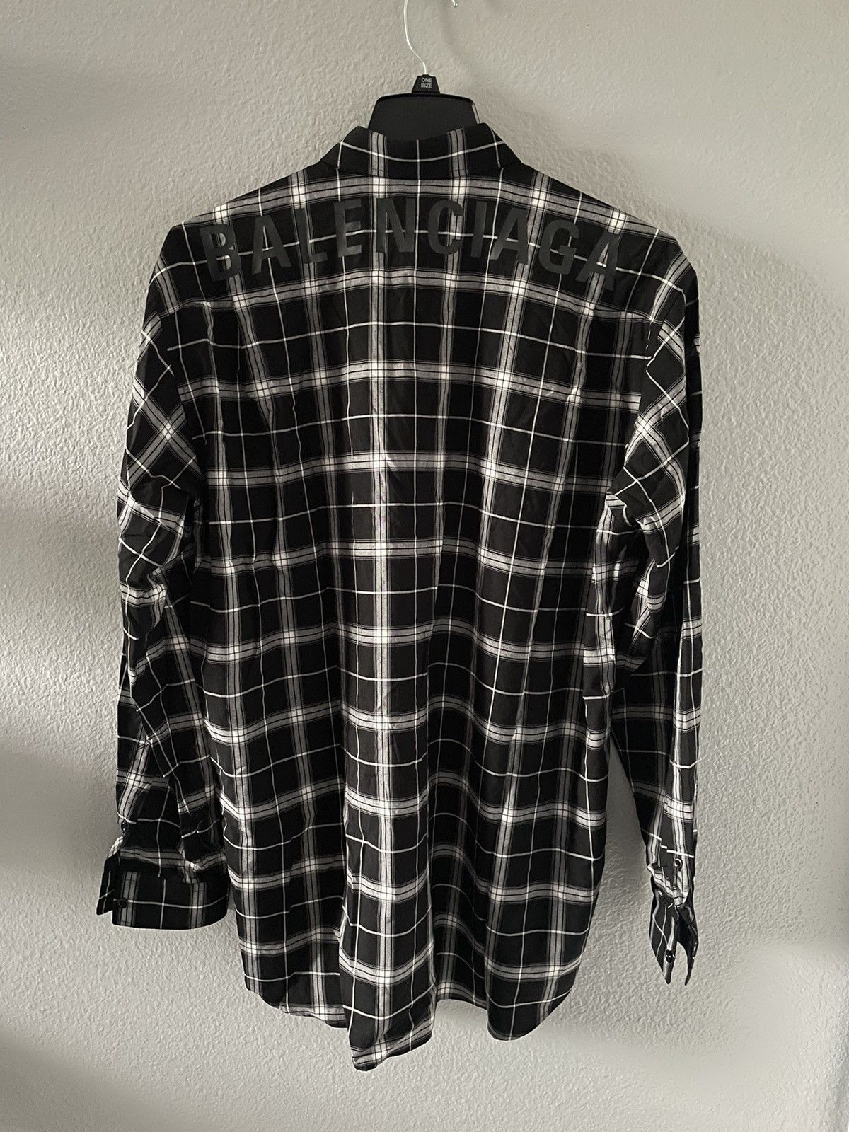 Balenciaga Balenciaga Black White Button shirt Size US M / EU 48-50 / 2 - 2 Thumbnail