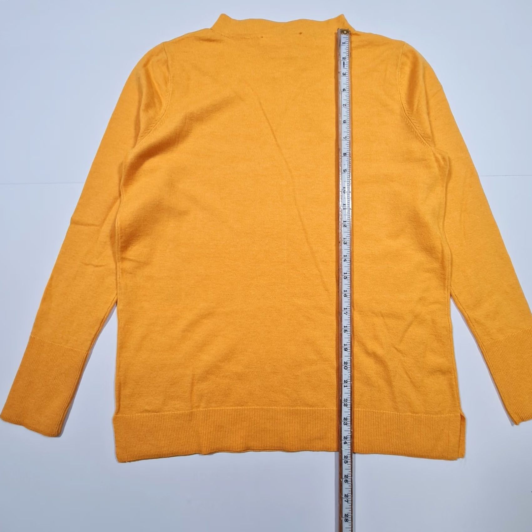 CO Betty & Co Womens Jumper Yellow 12 UK Long Sleeve Mock Neck Knit Pullover Top Size XL / US 12-14 / IT 48-50 - 7 Thumbnail