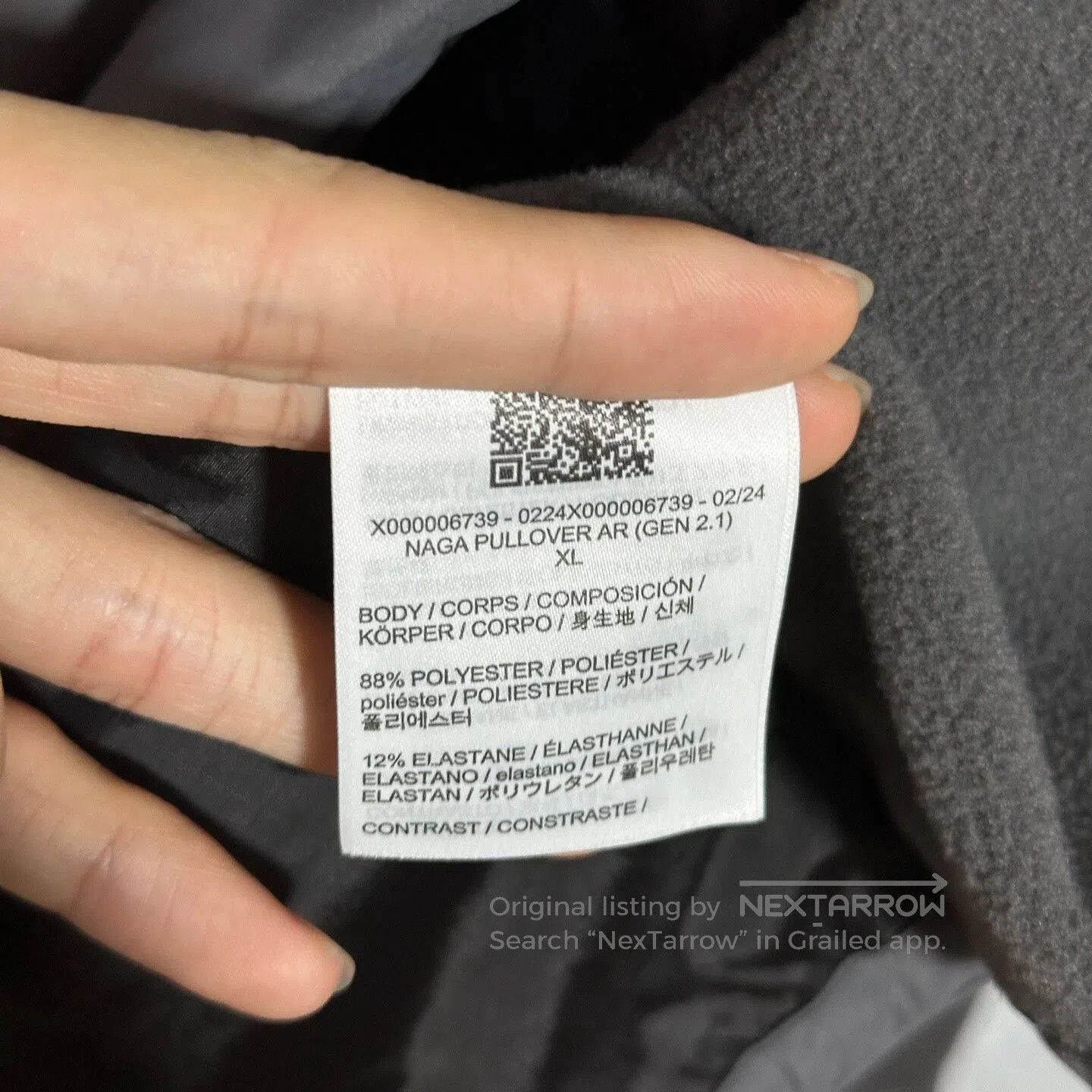 Arc'teryx Arcteryx Naga Pullover AR Gen2.1 Jacket. Size US XL / EU 56 / 4 - 4 Thumbnail