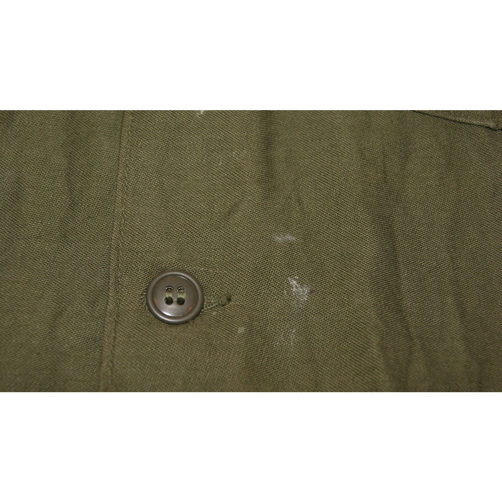 Vintage VTG US Army Olive Green Long Sleeve L Shirt DSA-100-609, OG Size US L / EU 52-54 / 3 - 13 Thumbnail