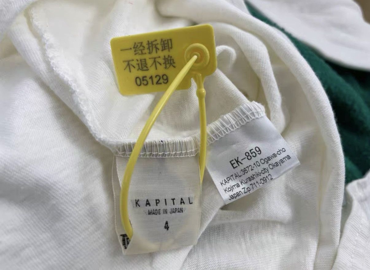 Kapital Kapital Smiley Face Long Sleeve Tee J31 Size US L / EU 52-54 / 3 - 6 Thumbnail