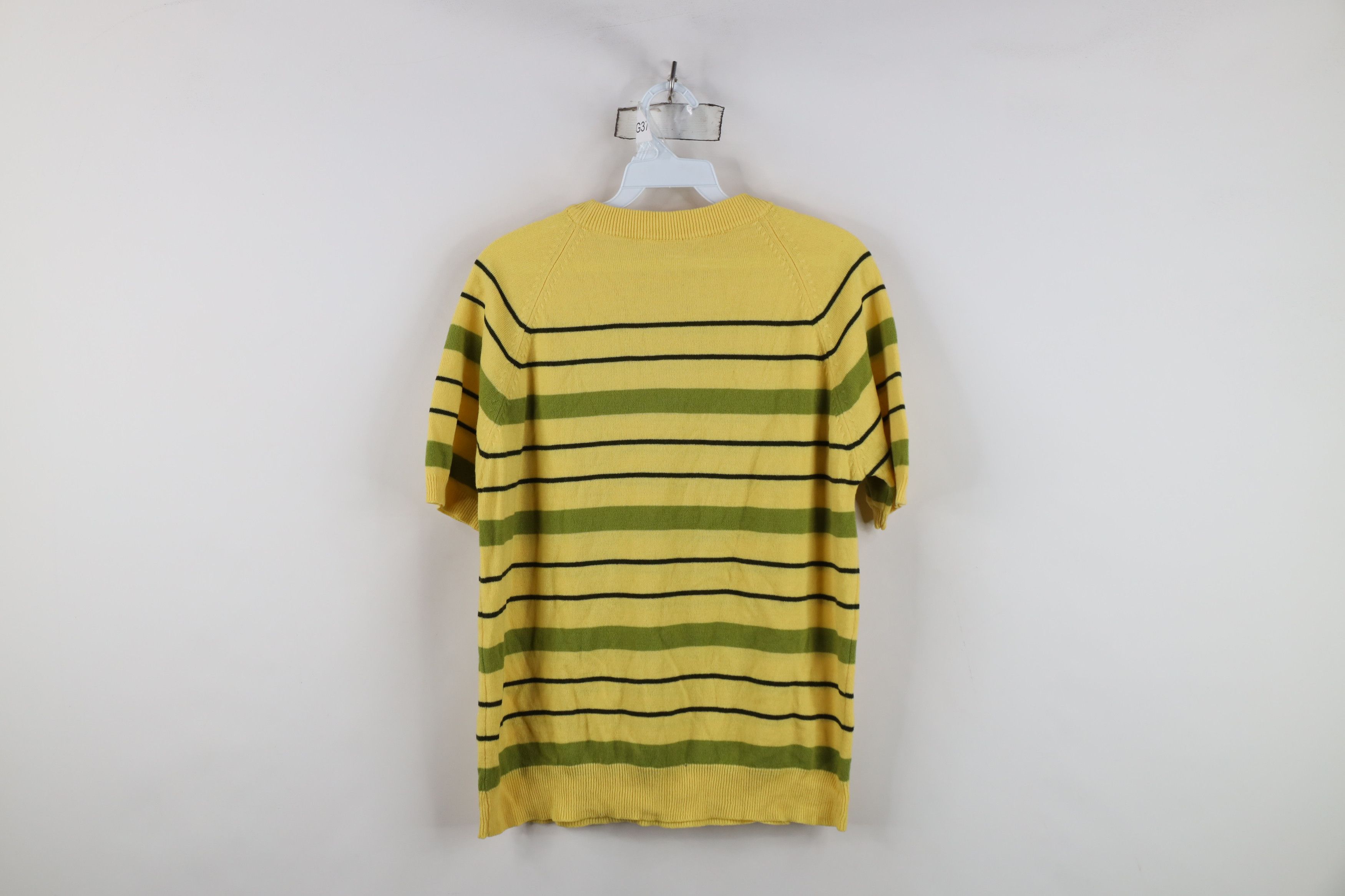 Vintage Vintage 60s Mid Century Modern MCM Knit Short Sleeve Sweater Size M / US 6-8 / IT 42-44 - 9 Thumbnail