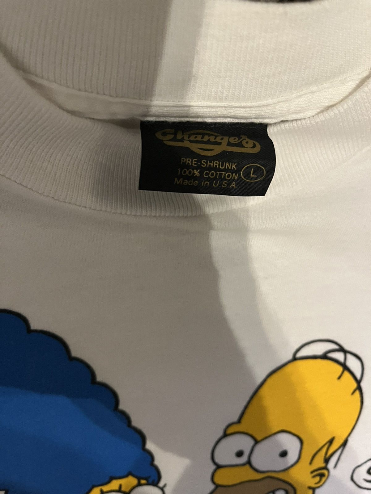 Vintage Vintage The Simpsons Shirt Photo Double Sided 1989 Size US L / EU 52-54 / 3 - 4 Thumbnail